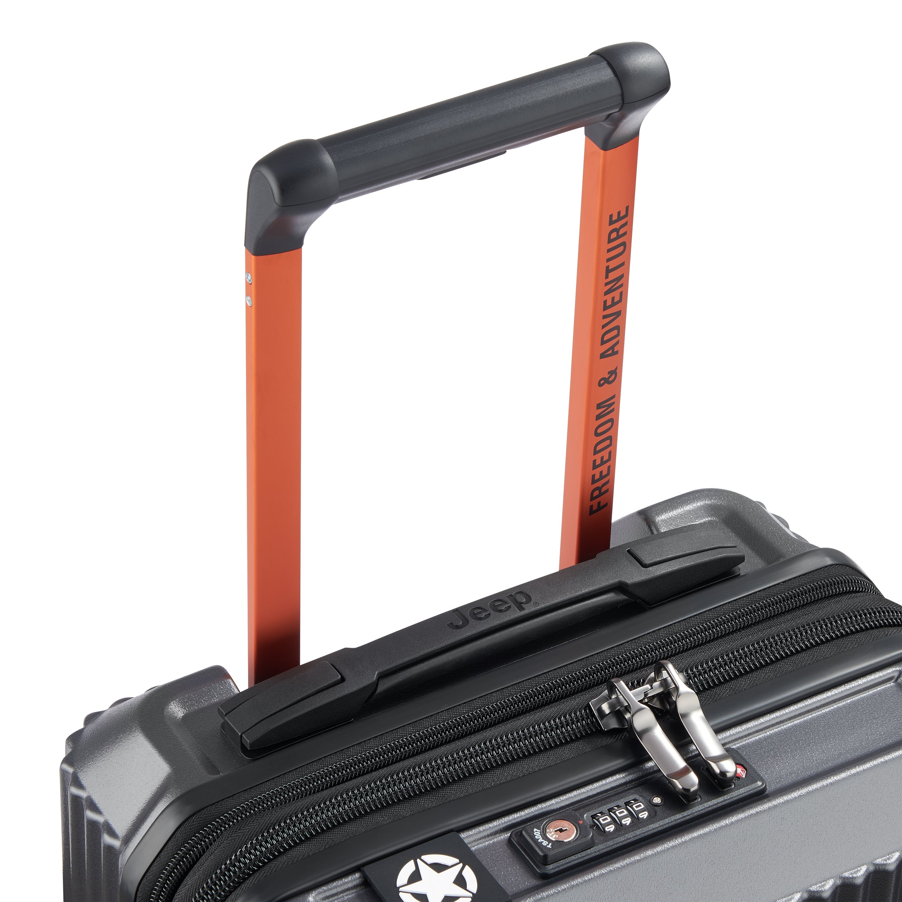 JH001A | 23-Inch Expandable Carry-On Suitcase, Anthracite