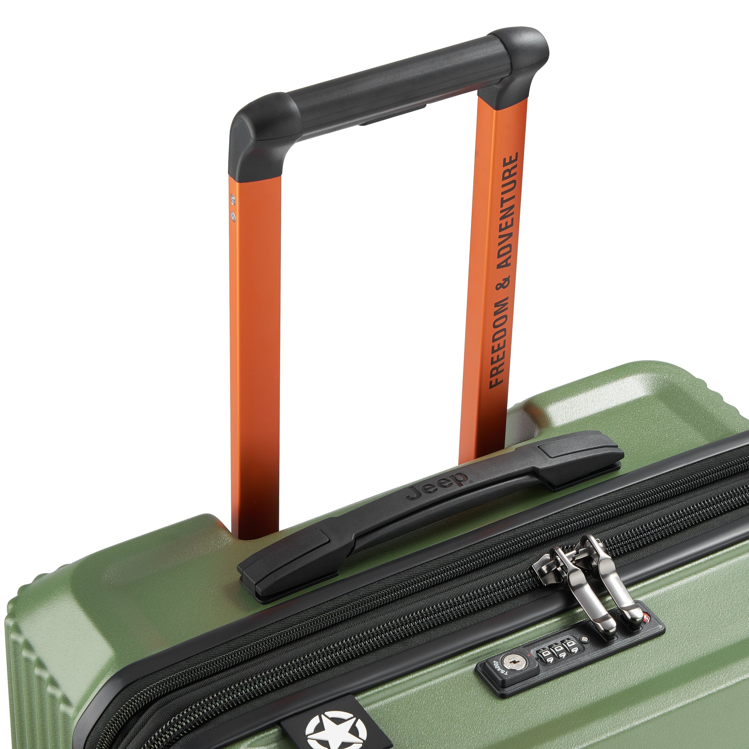JH001A | 27-Inch Expandable Check-In Suitcase, Green