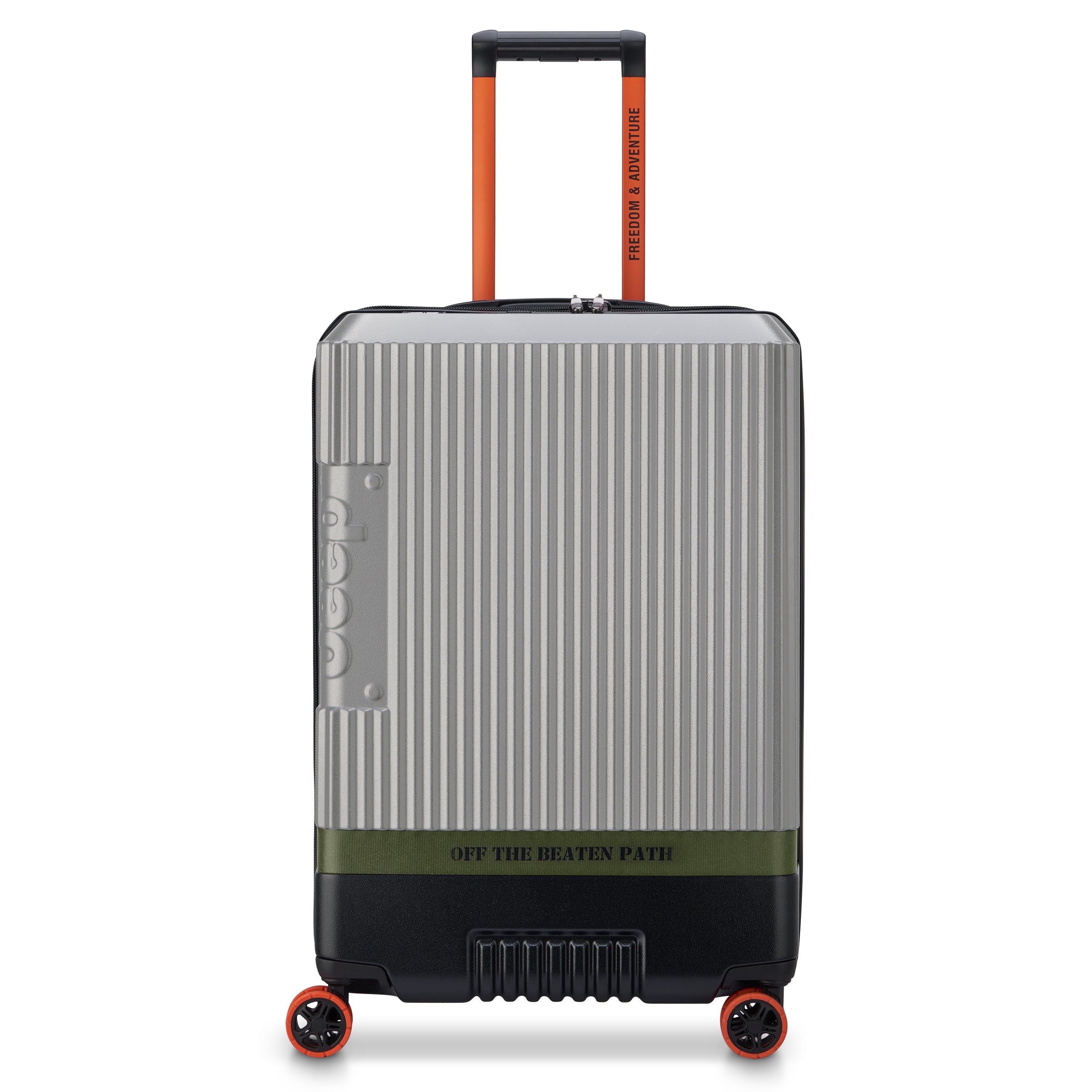 JH001A | 27-Inch Expandable Check-In Suitcase, Silver