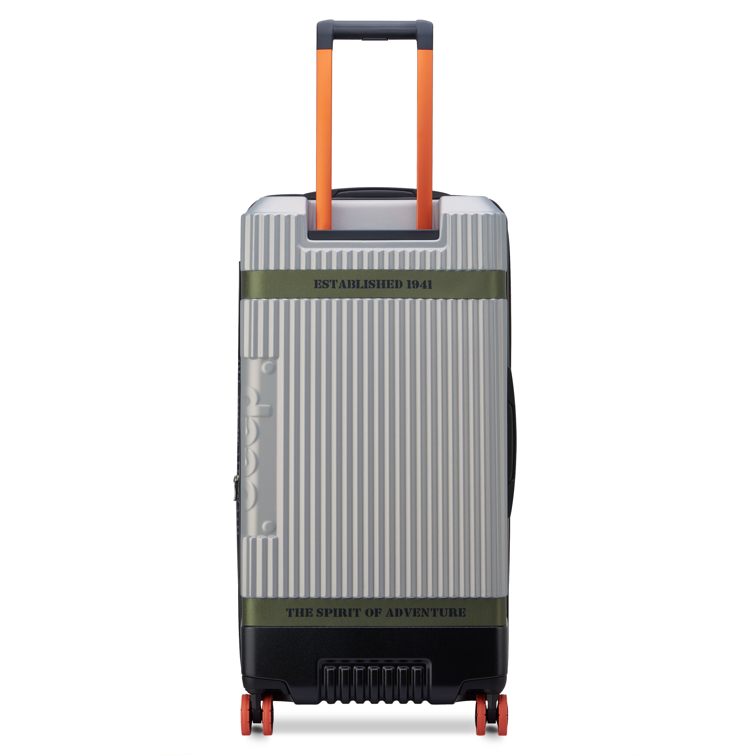 JH001A | 32-Inch Expandable Check-In Trunk Suitcase, Silver