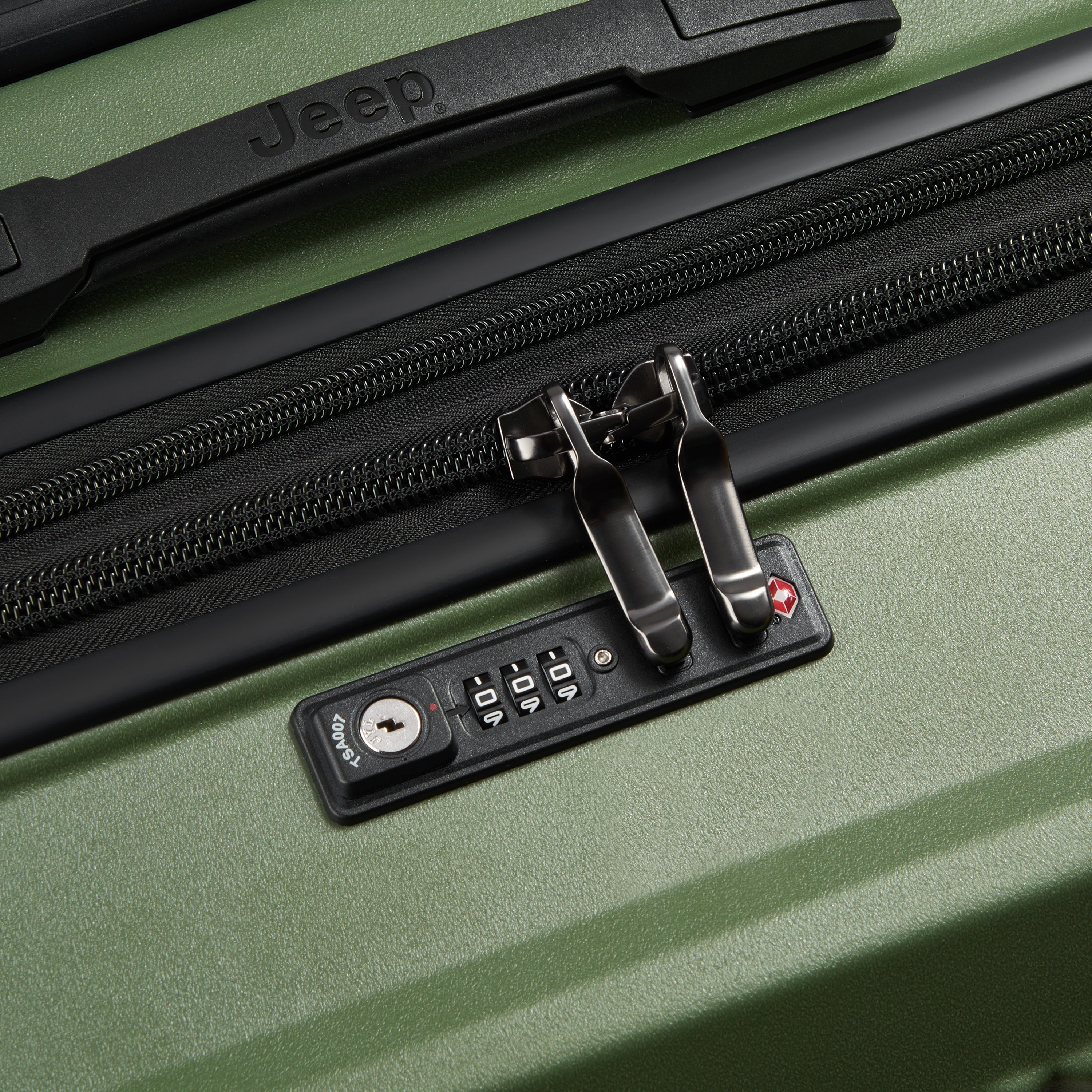 JH001A | 32-Inch Expandable Check-In Suitcase, Green