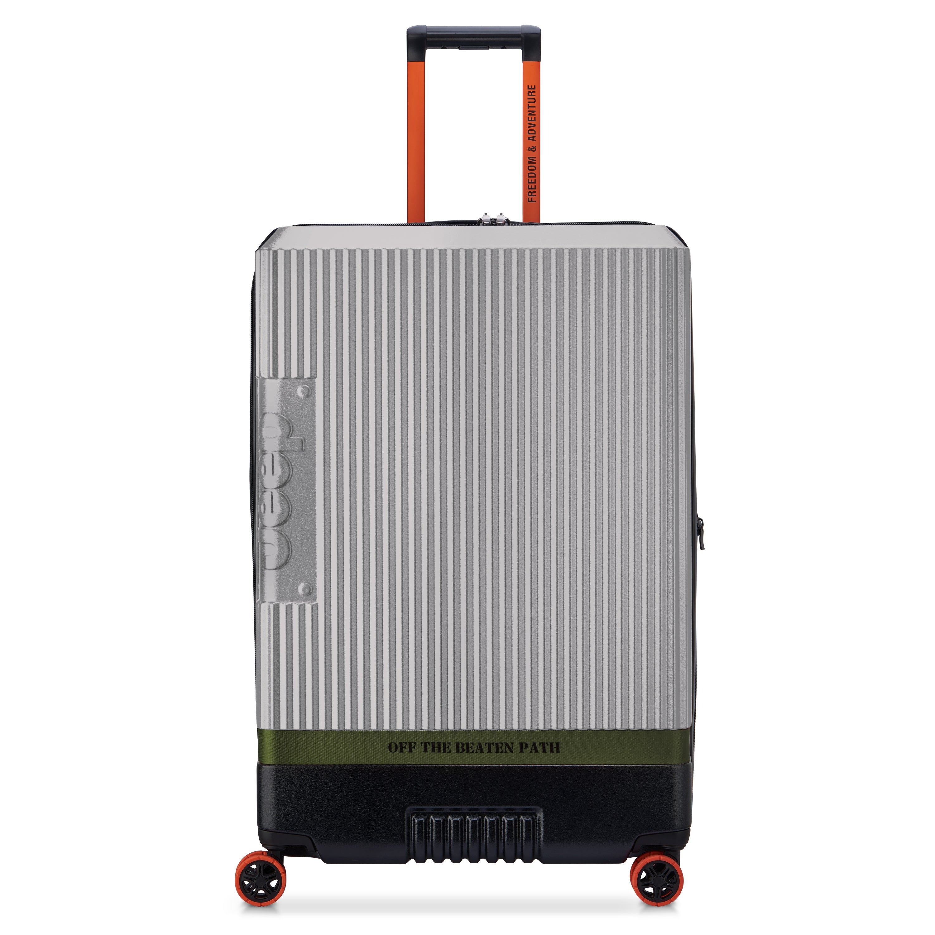JH001A | 32-Inch Expandable Check-In Suitcase, Silver