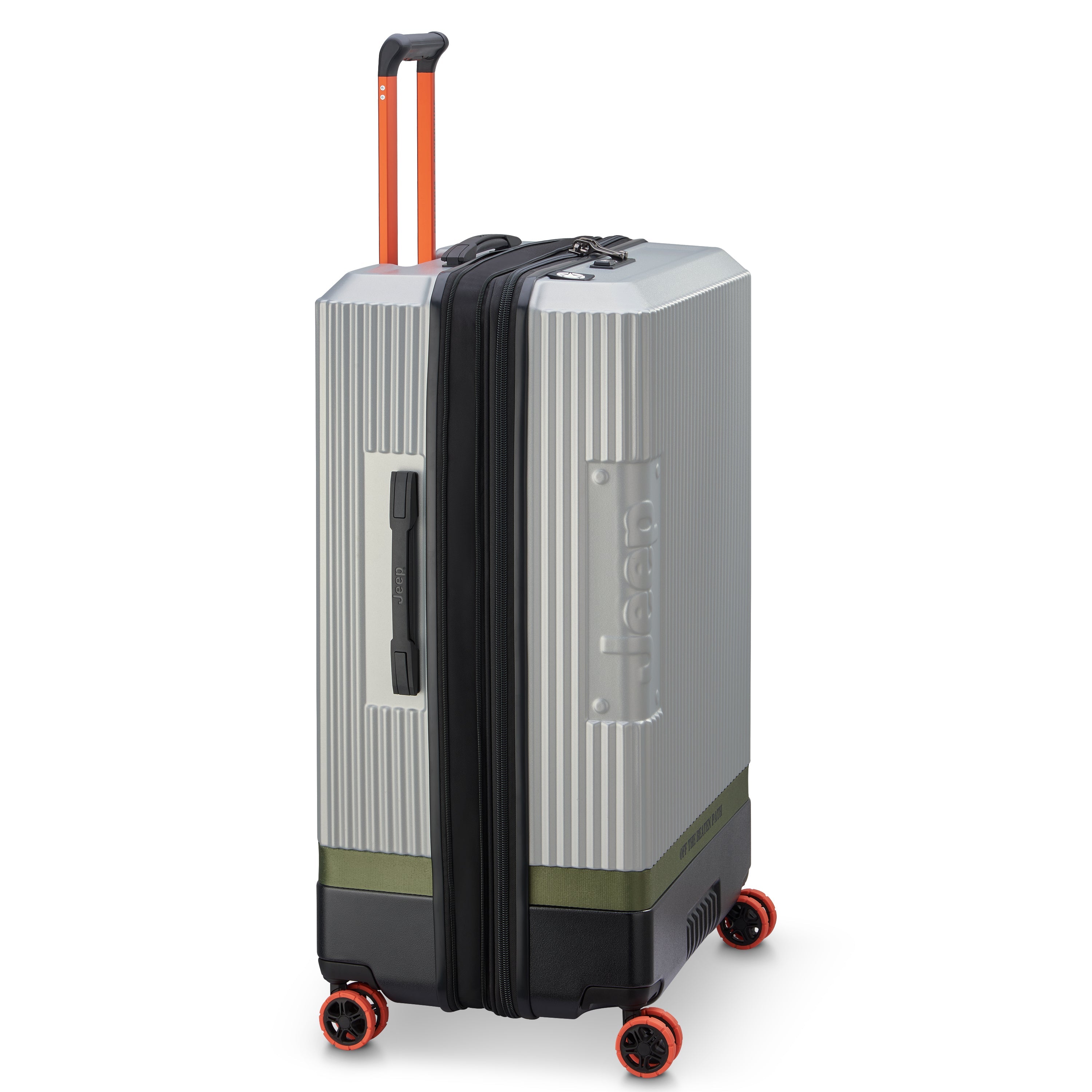 JH001A | 32-Inch Expandable Check-In Suitcase, Silver