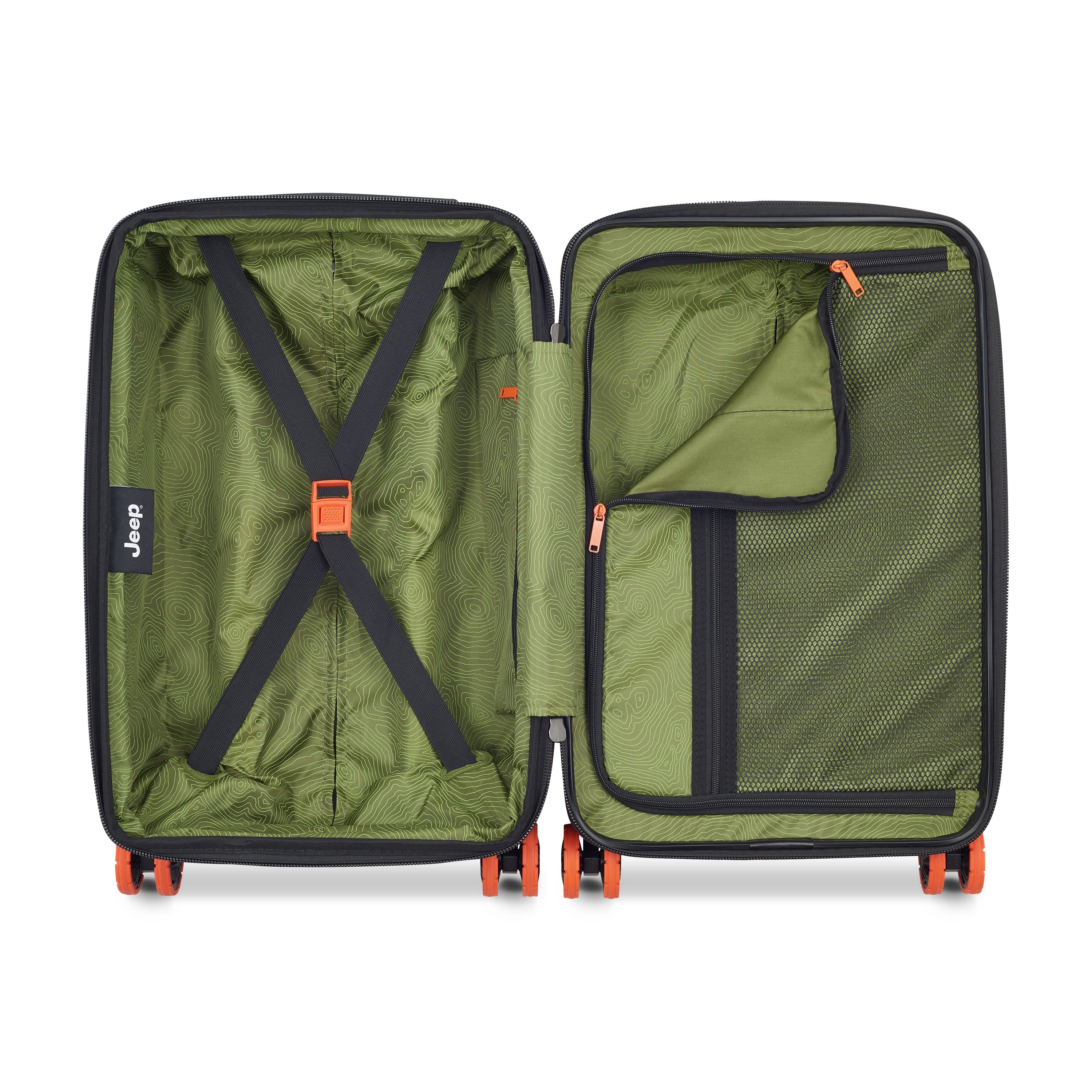 JH002B | 22-Inch Expandable Carry-On Suitcase, Chilli pepper