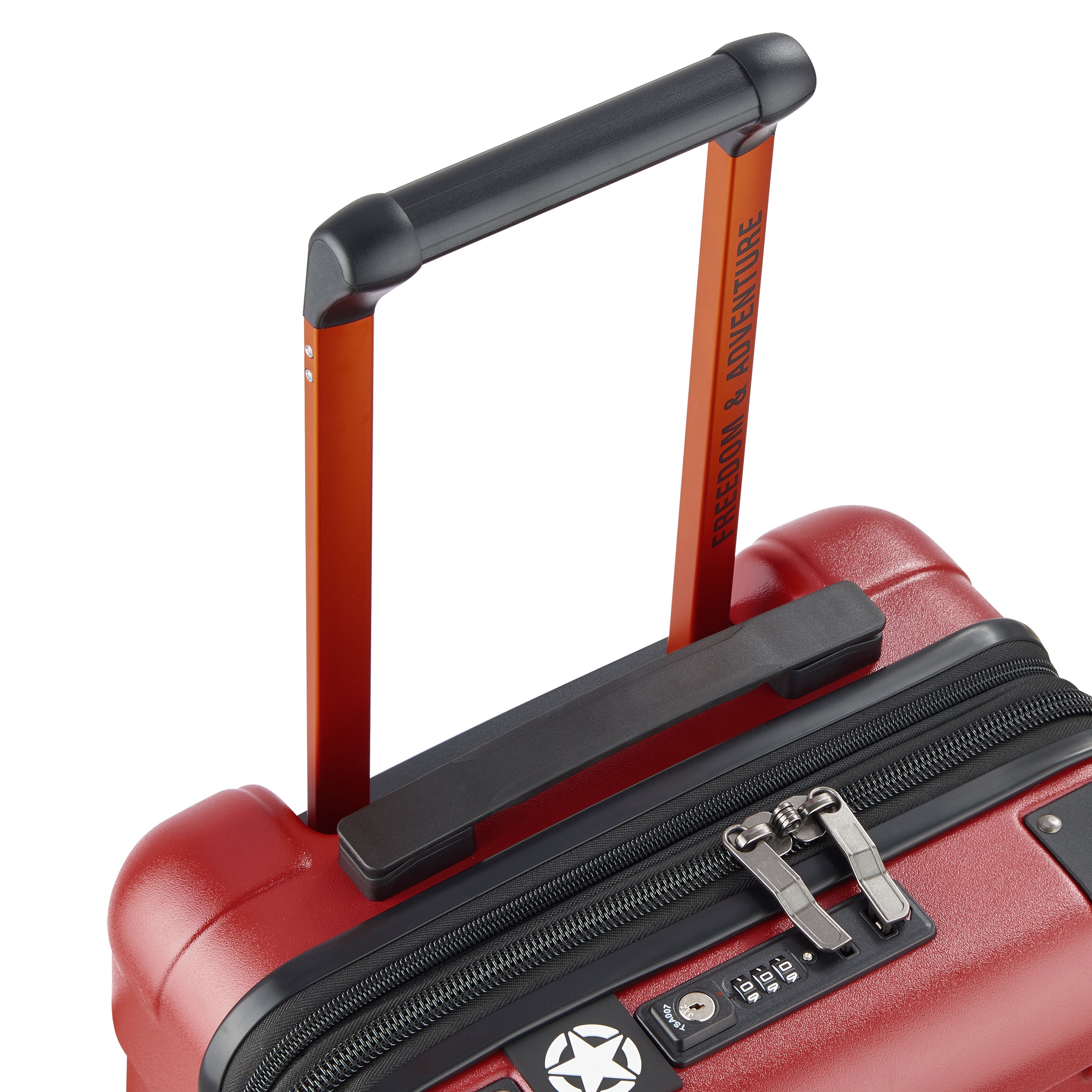 JH002B | 22-Inch Expandable Carry-On Suitcase, Chilli pepper