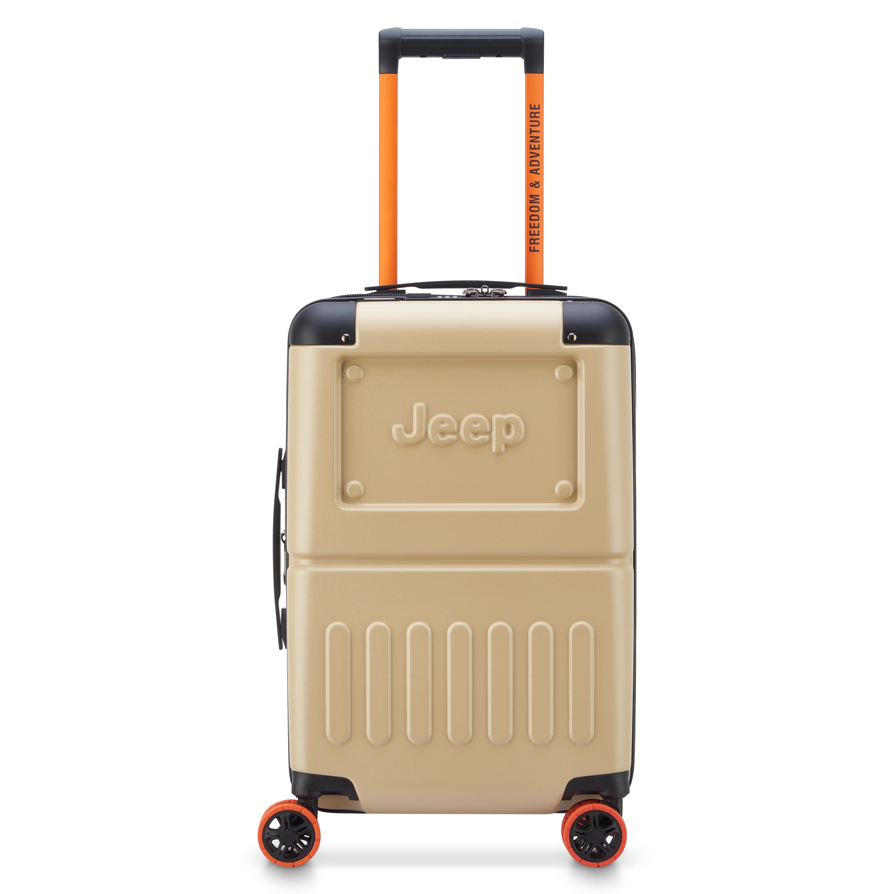 JH002B | 22-Inch Expandable Carry-On Suitcase, Warm sand