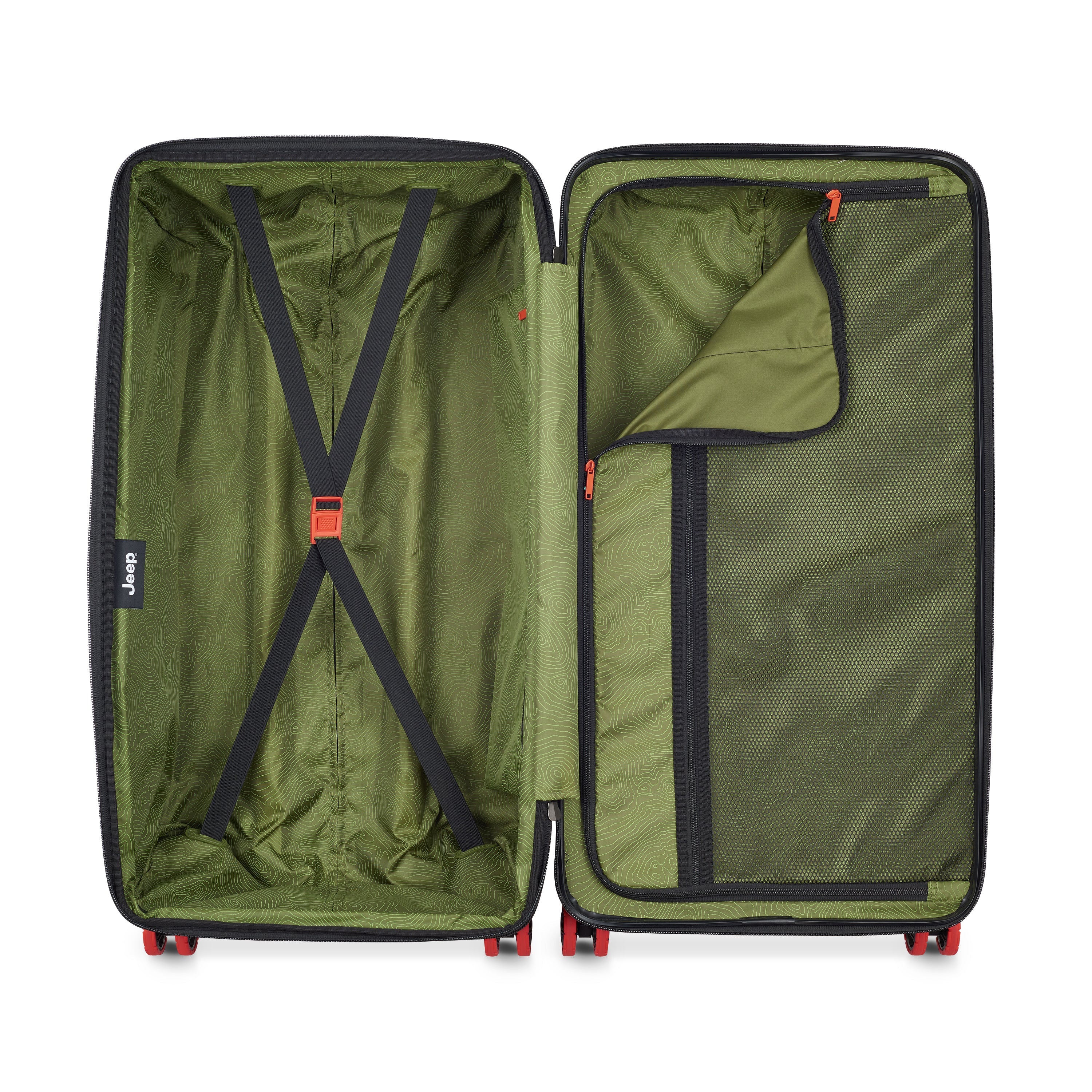 JH002B | 32-Inch Expandable Check-In Trunk Suitcase, Chilli pepper