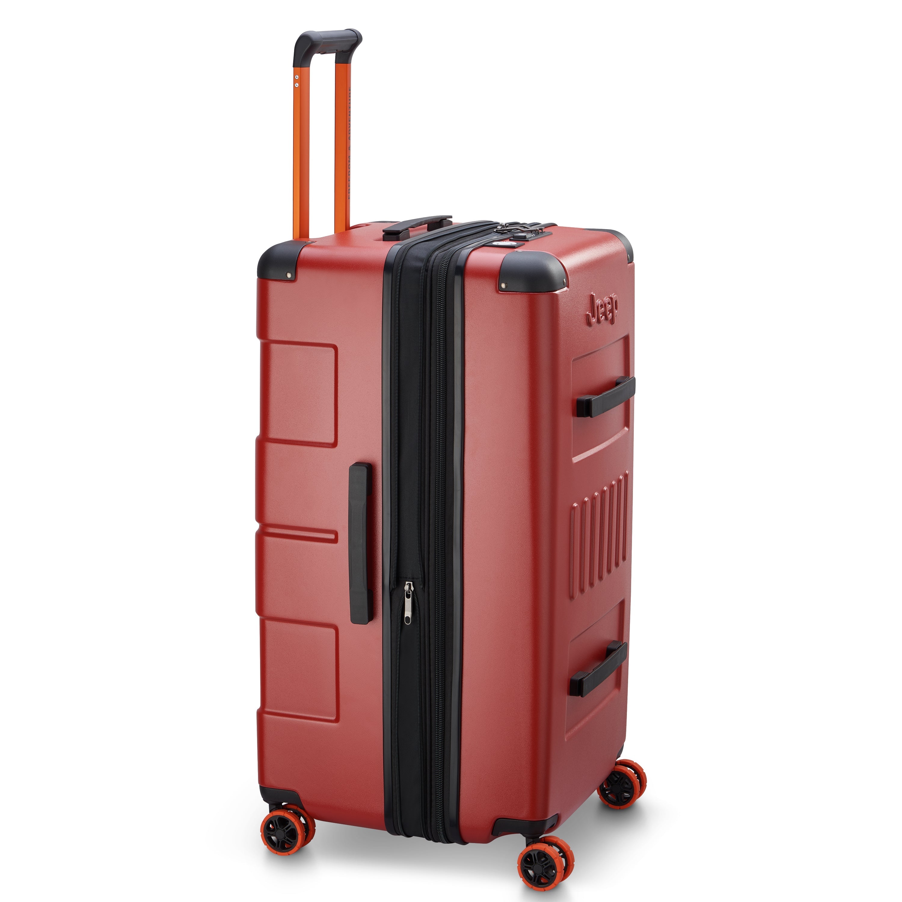 JH002B | 32-Inch Expandable Check-In Trunk Suitcase, Chilli pepper