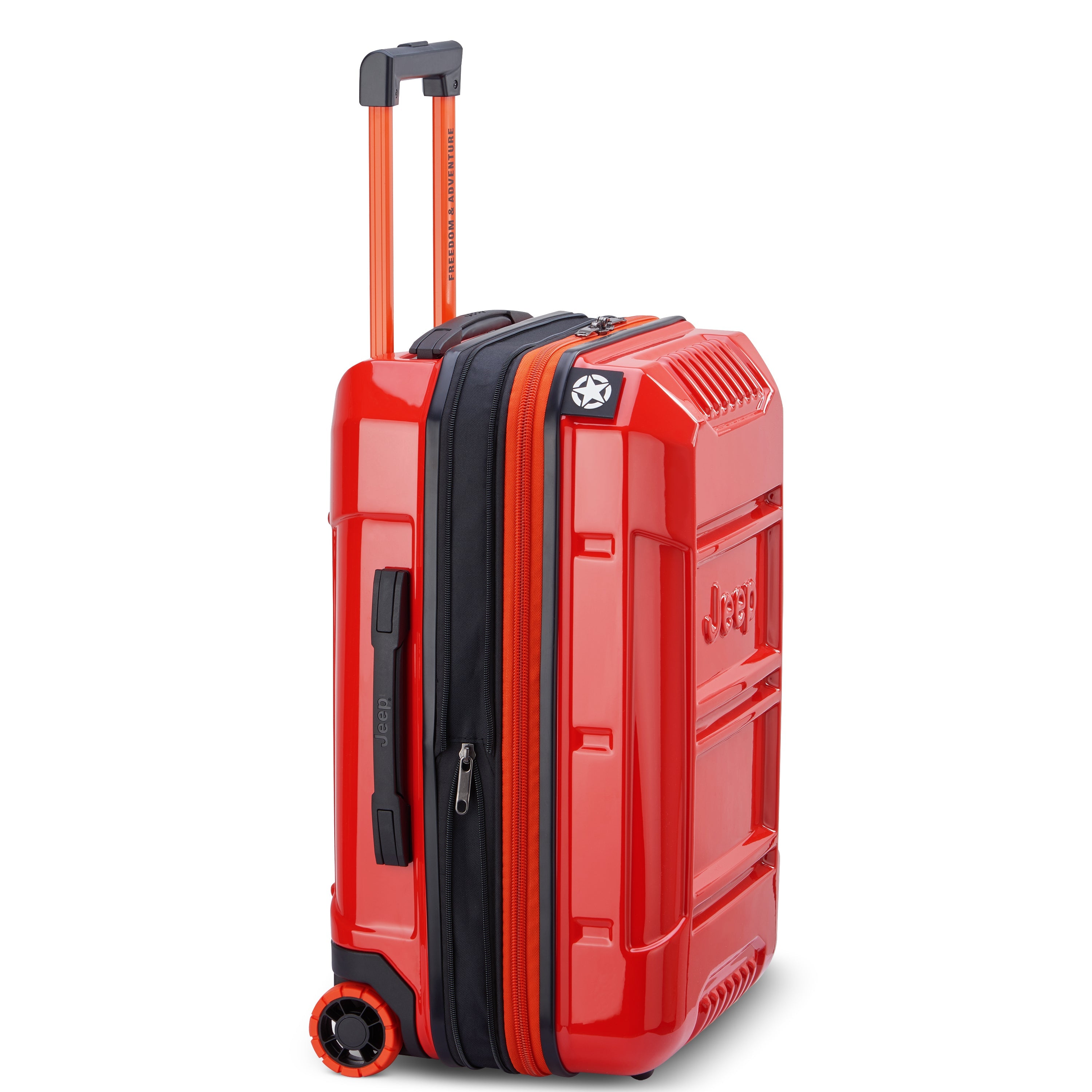 JH003B| Valise 2 roues Cabine Extensible 58 CM TOMATE