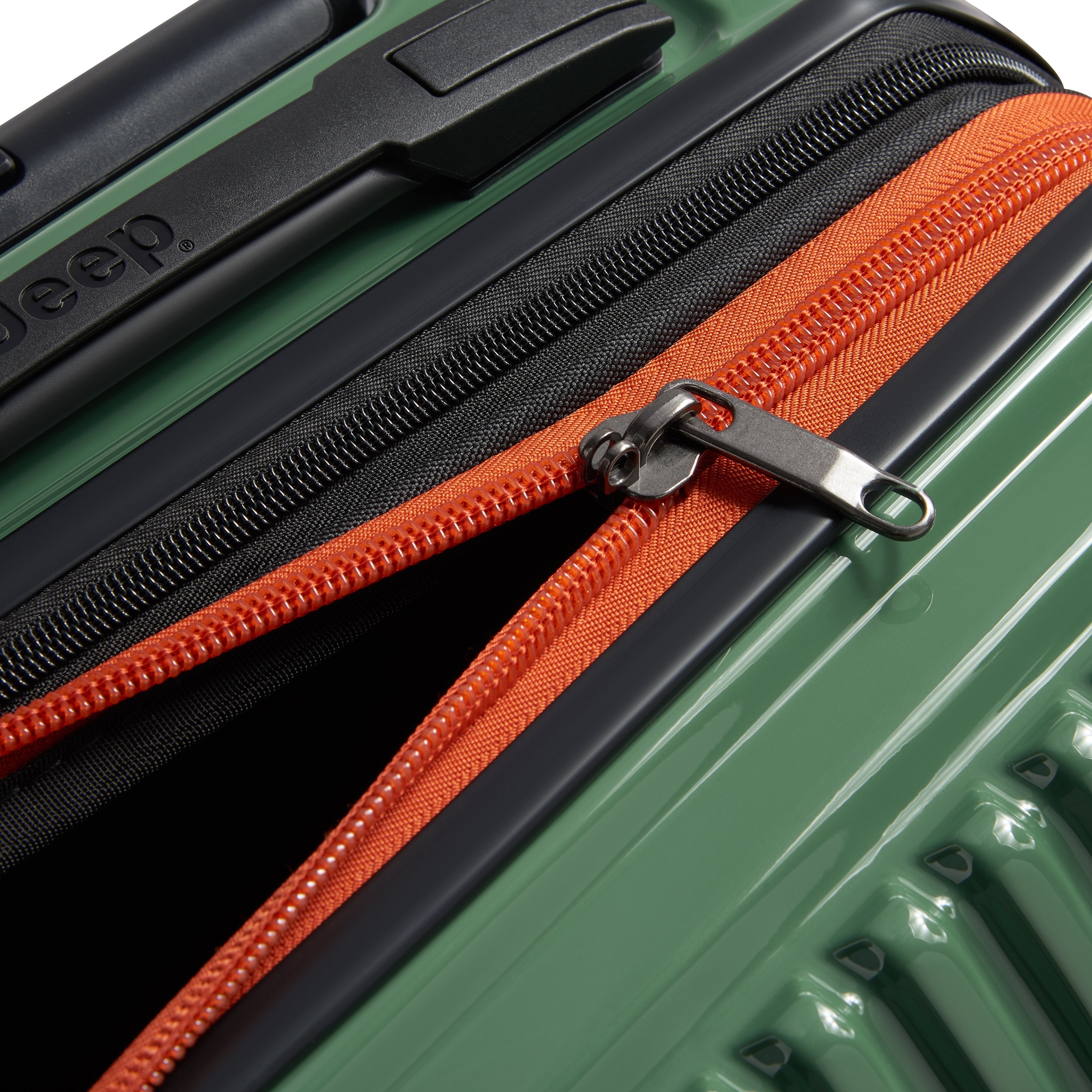 JH003B | 23-Inch 2-Wheeled Expandable Carry-On Suitcase, Elm green