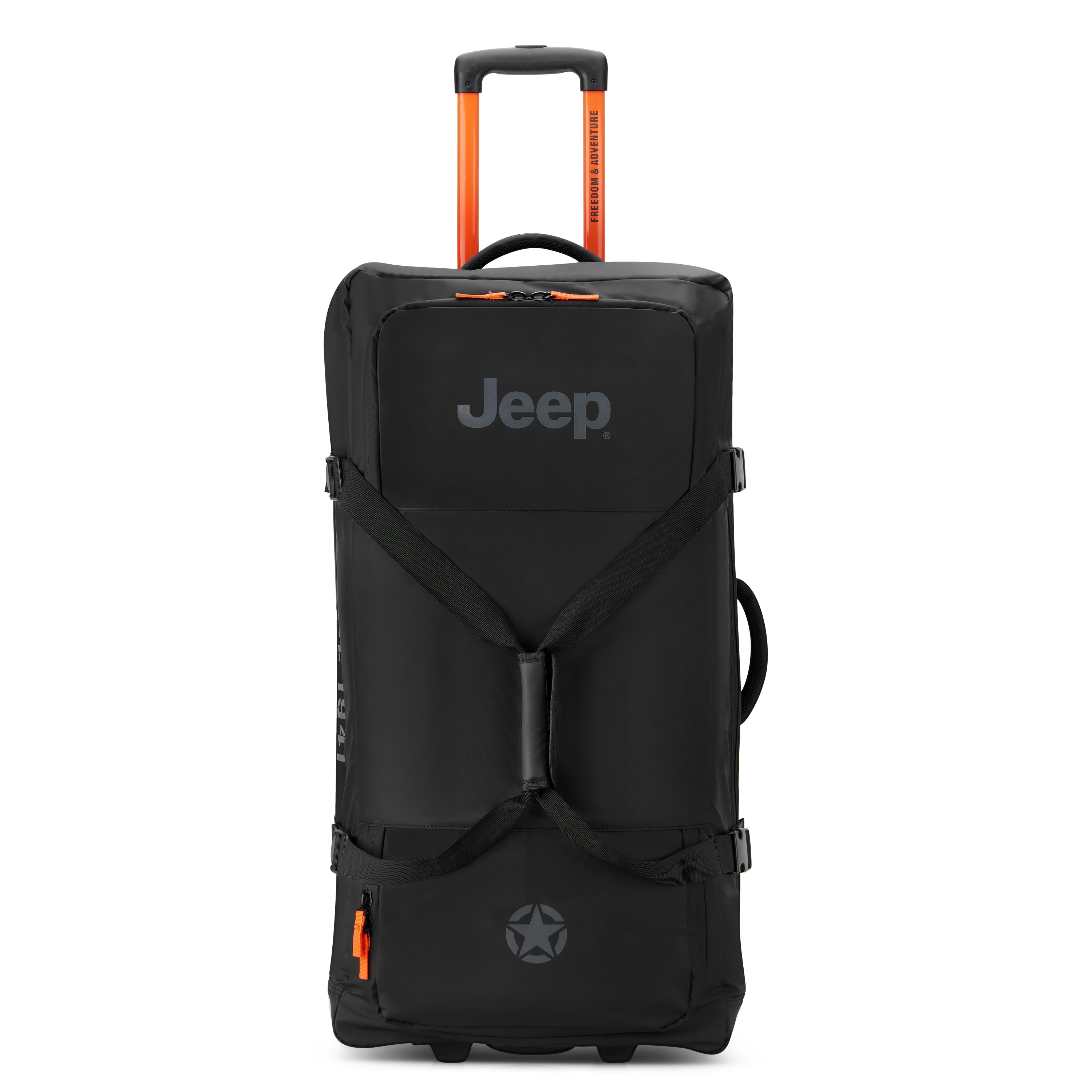 JS005A | 32-Inch 2-Wheeled Duffel Bag, Black