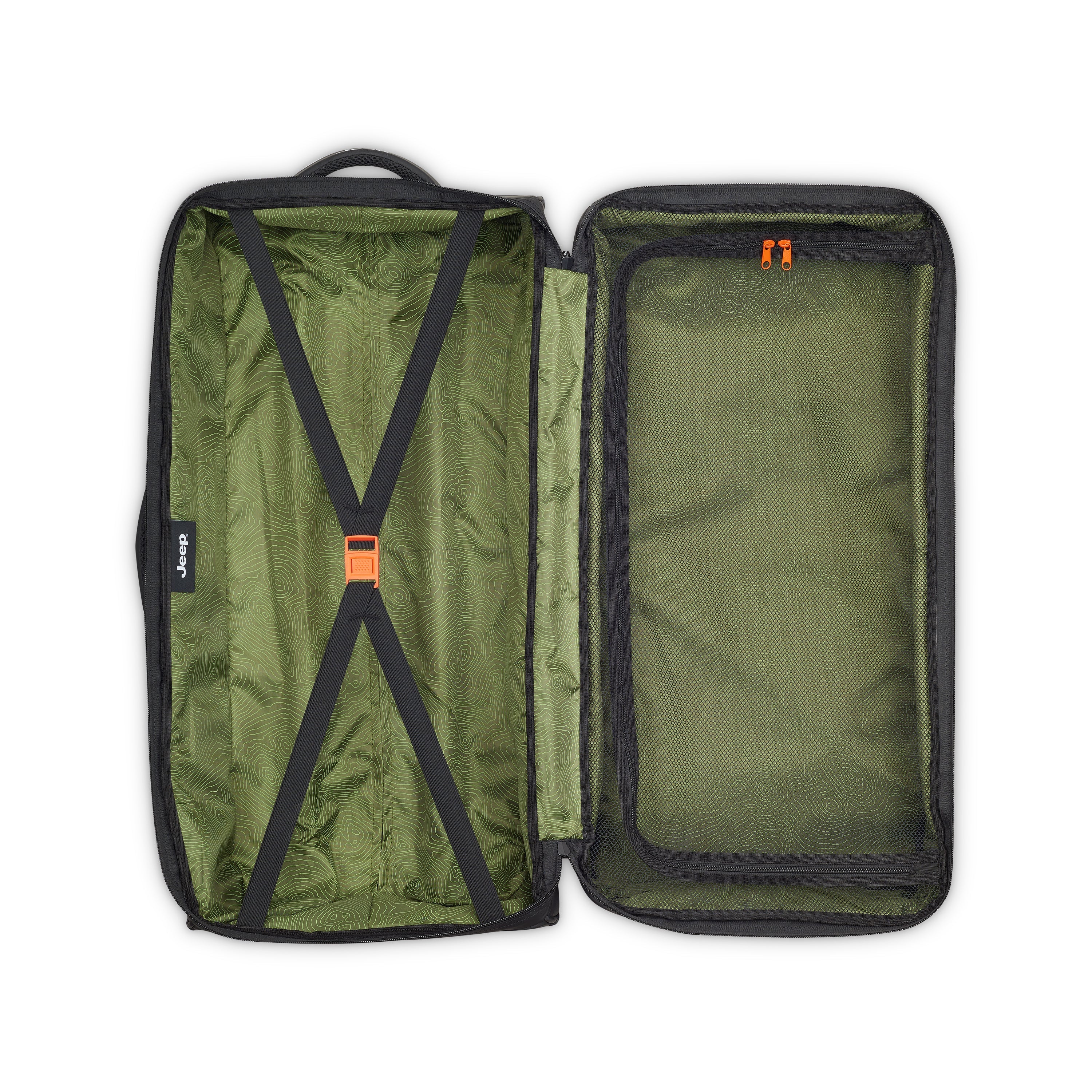 JS006B | 29-Inch 2-Wheeled Duffel Bag, Black