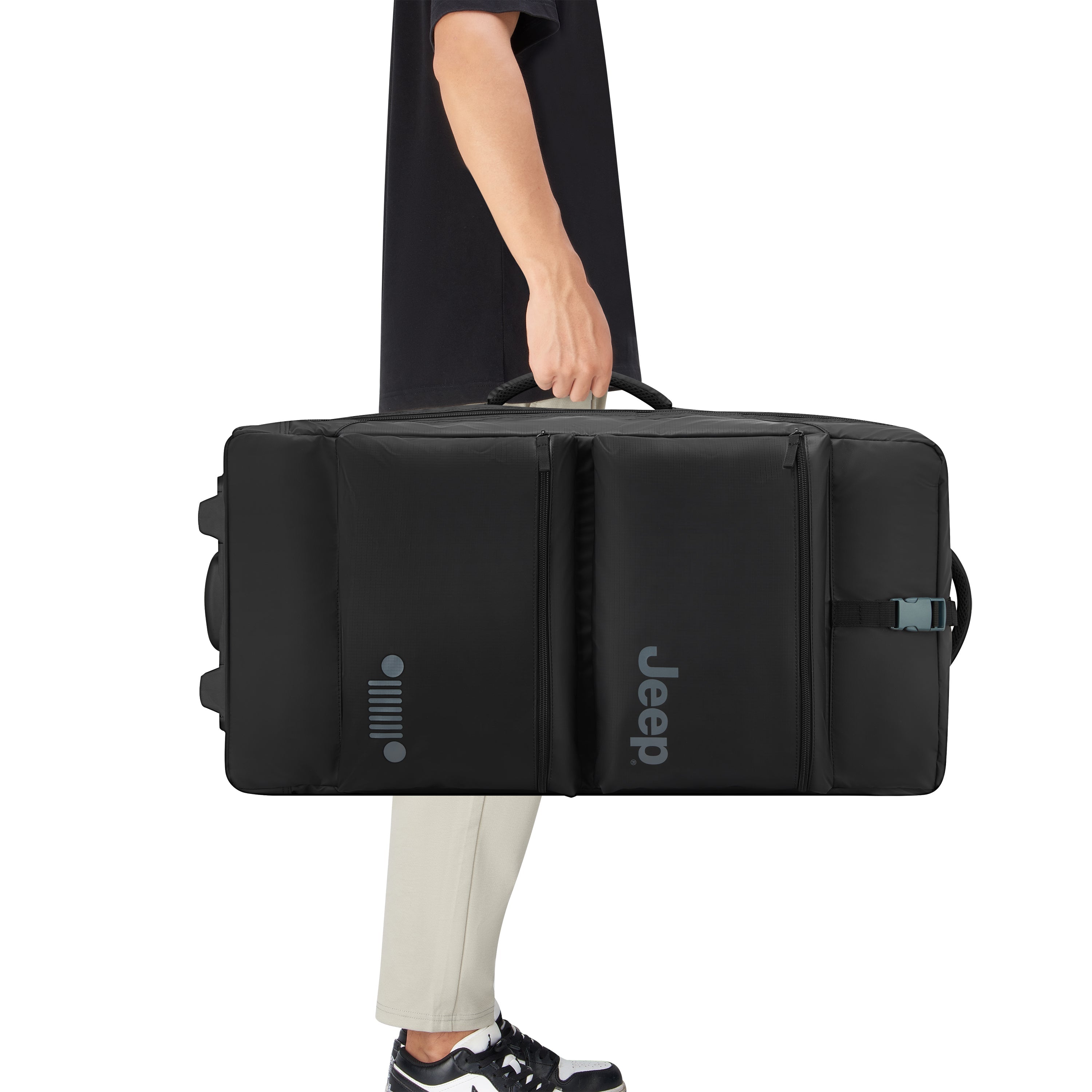 JS006B | 29-Inch 2-Wheeled Duffel Bag, Black