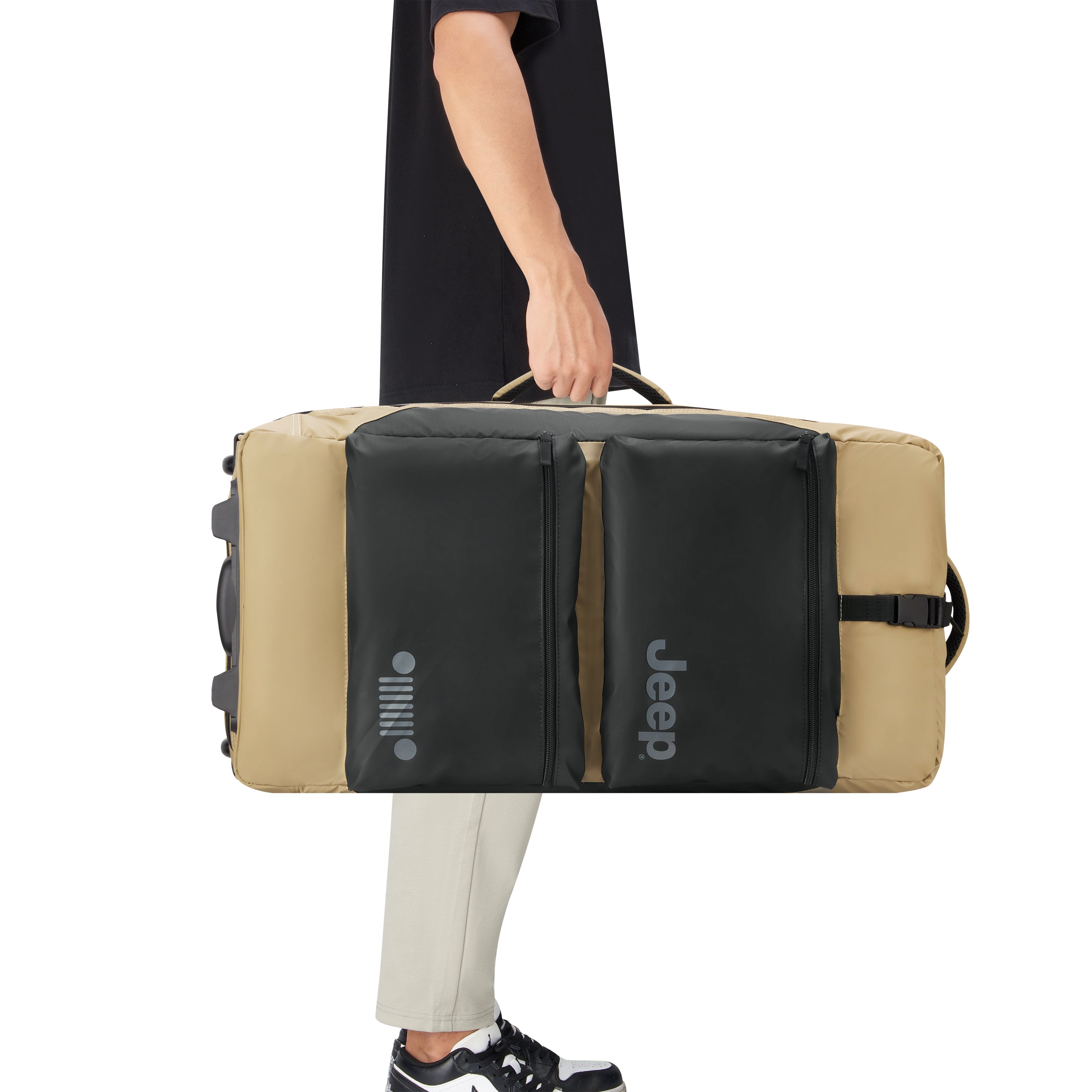 JS006B | 29-Inch 2-Wheeled Duffel Bag, Warm sand