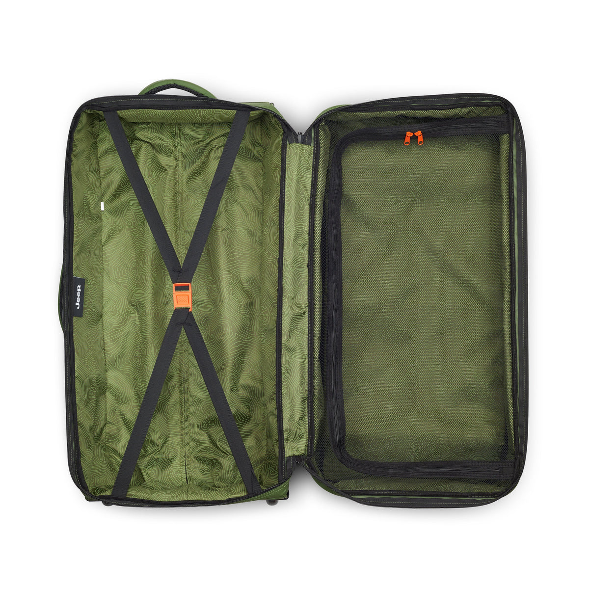 JS006B | 29-Inch 2-Wheeled Duffel Bag, Elm green