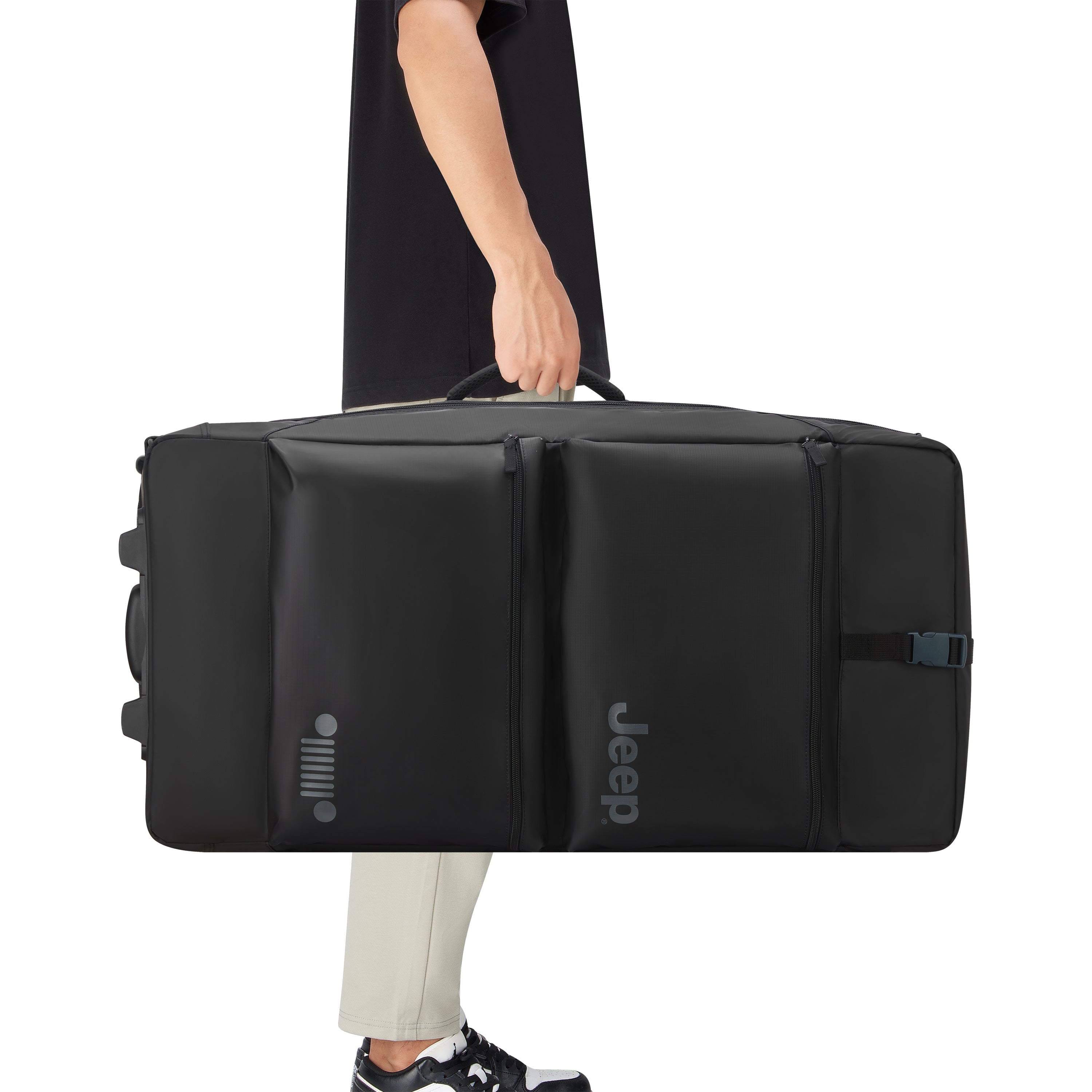 JS006B | 32-Inch 2-Wheeled Duffel Bag, Black