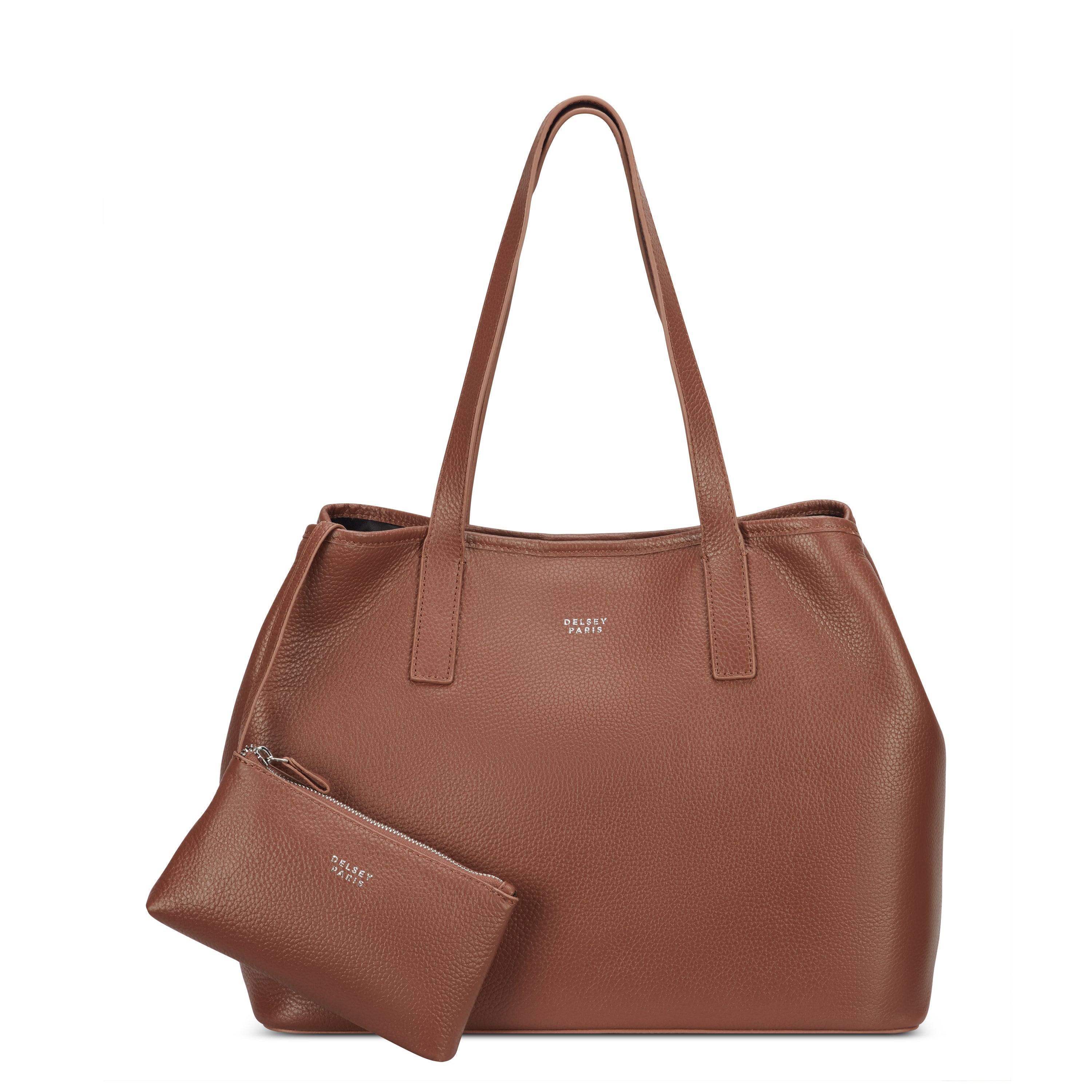 LE CUIR GRAINE| Sac Cabas en Cuir COGNAC