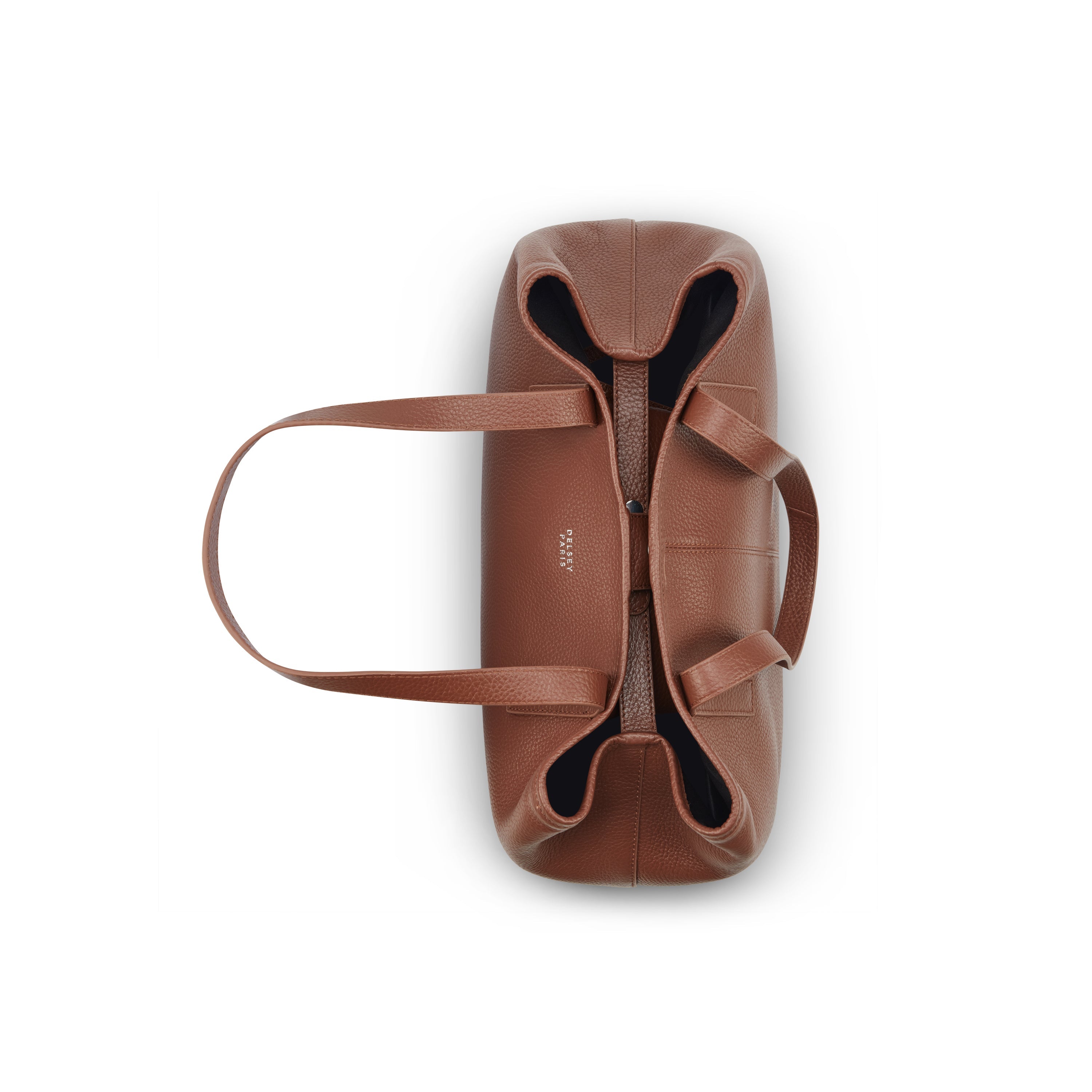 LE CUIR GRAINE| Sac Cabas en Cuir COGNAC