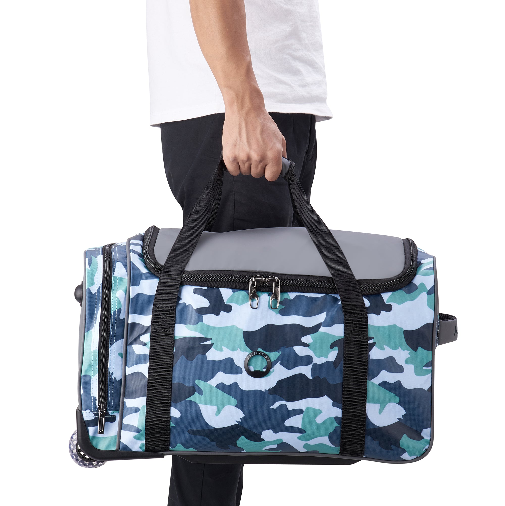 RASPAIL | 23-Inch 2-Wheeled Duffel Bag, Camo