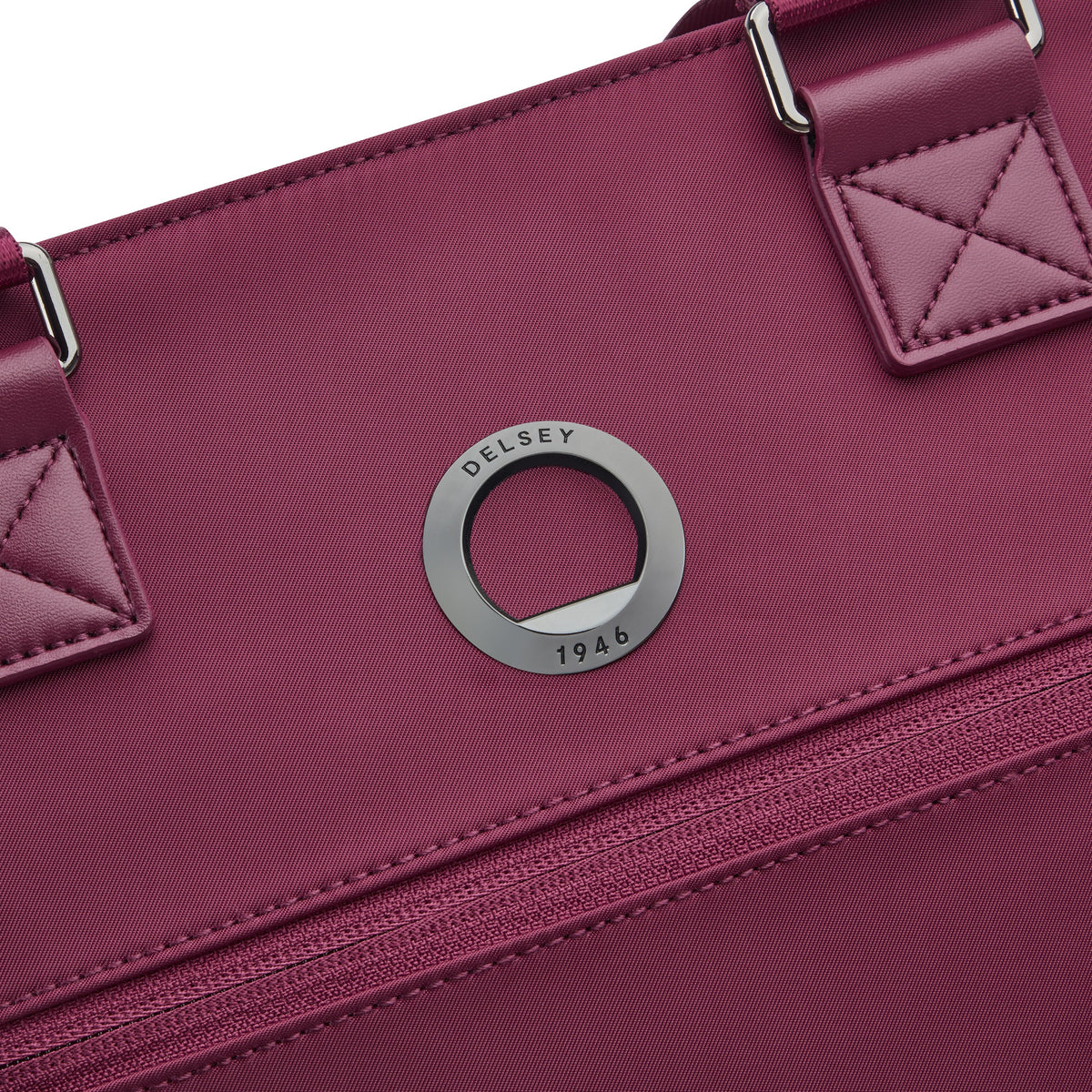 VICTOIRE | 18-inch Tote Bag, Burgundy