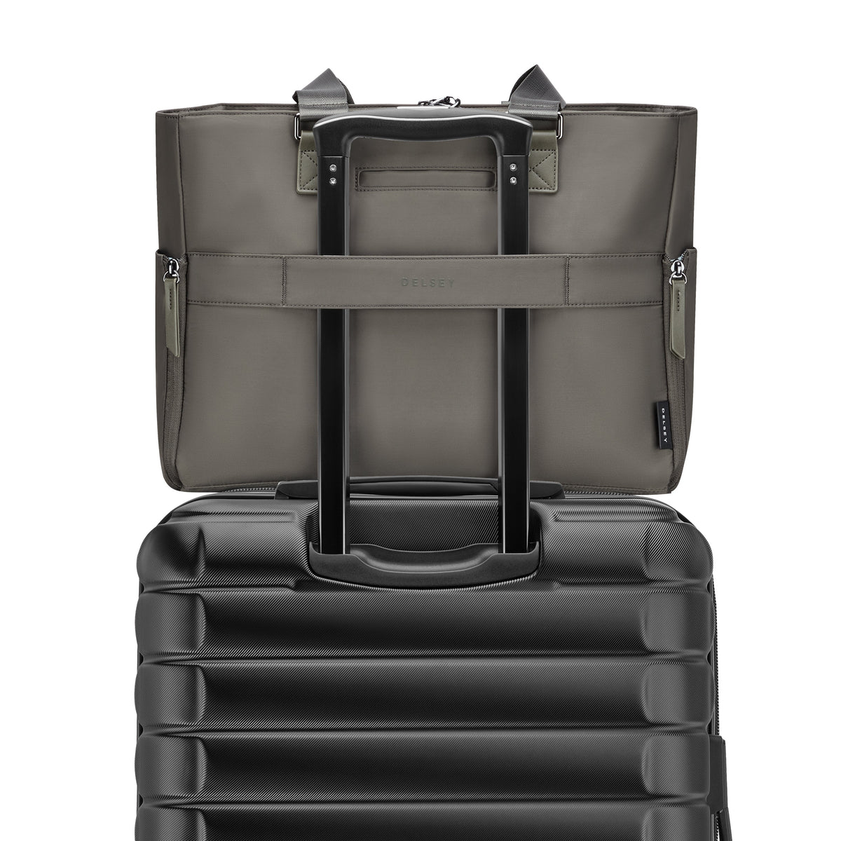 VICTOIRE | 18-inch Tote Bag, Taupe