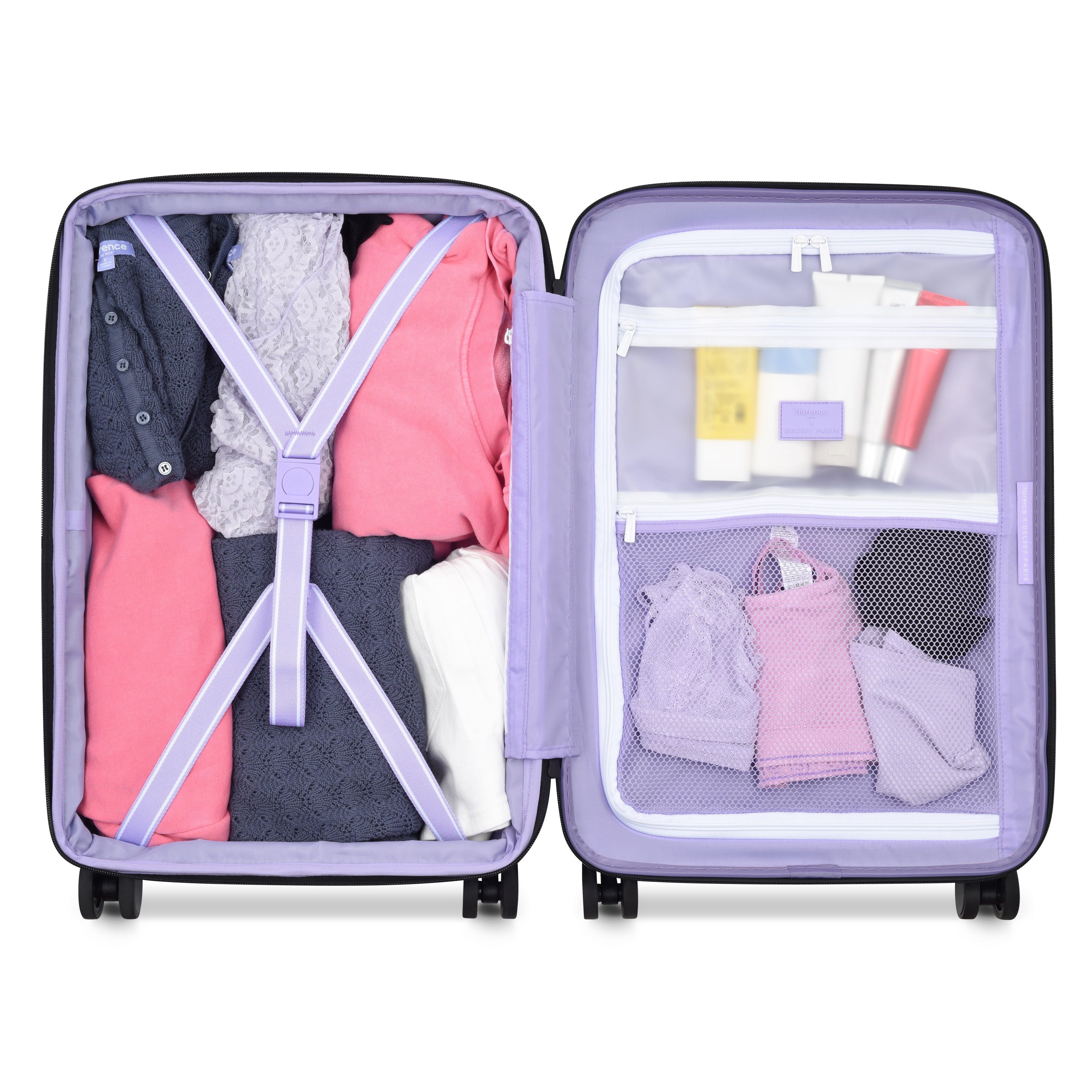 SPIN ME AWAY | 23-Inch Carry-On Suitcase, Lavender