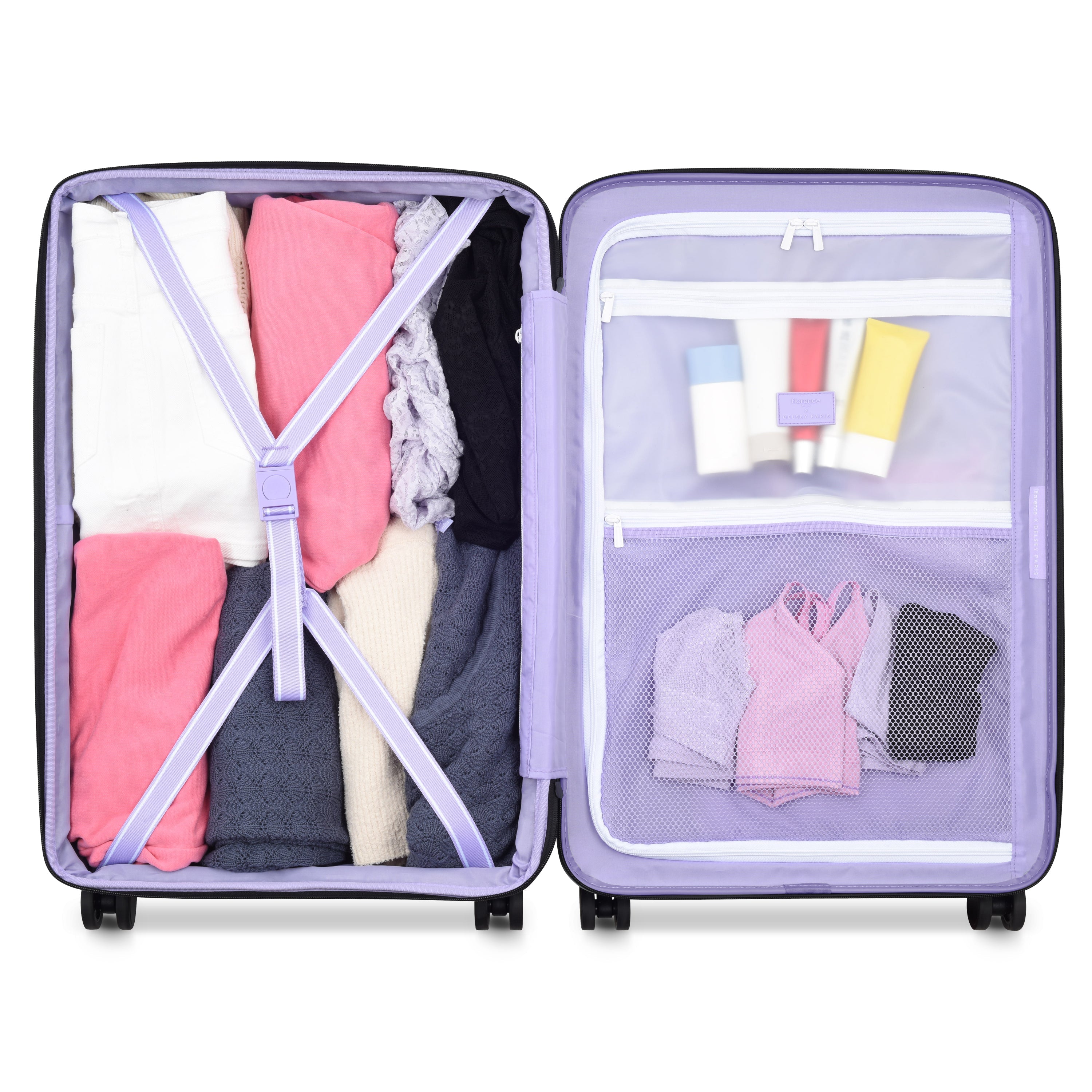 SPIN ME AWAY | 27-Inch Check-In Suitcase, Lavender