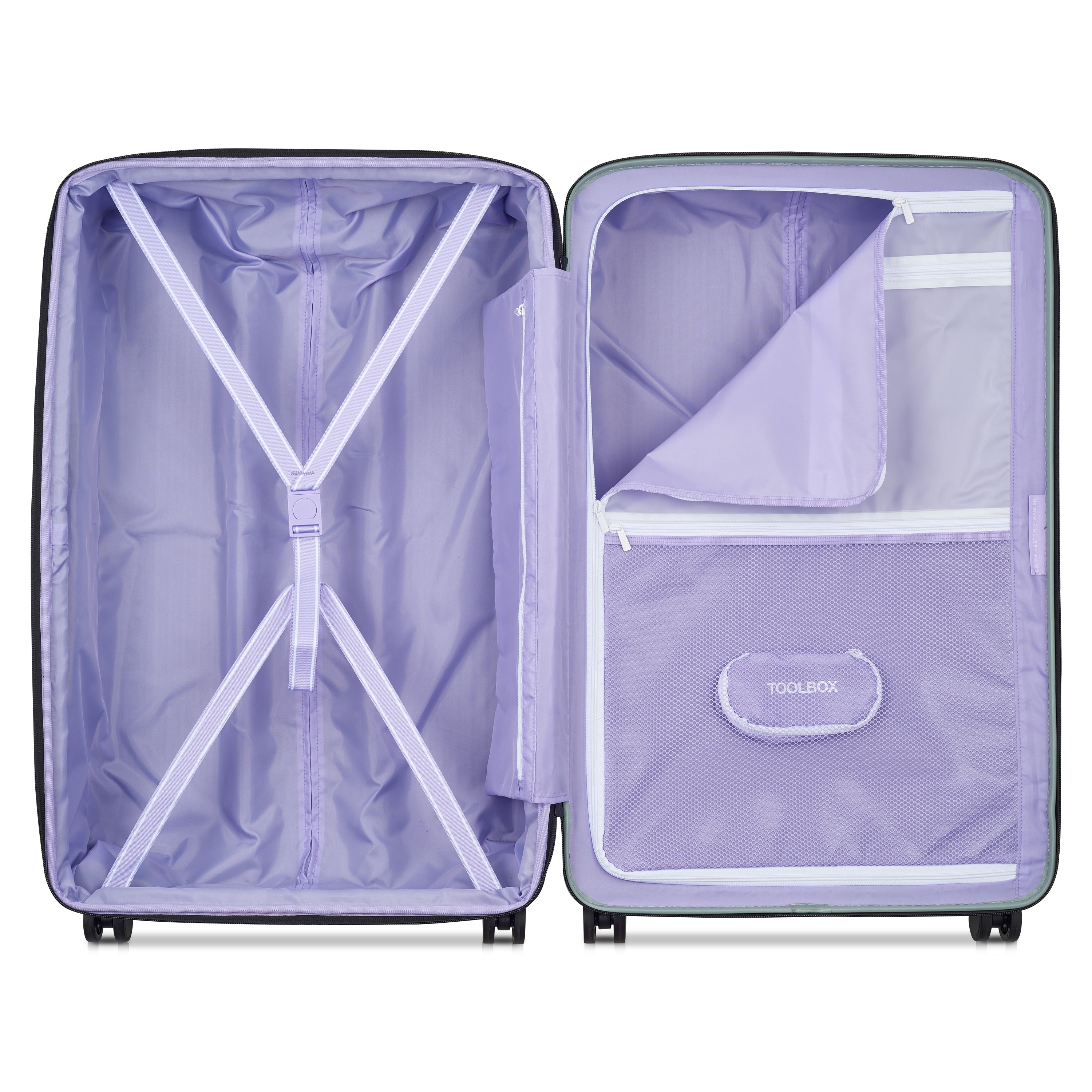 SPIN ME AWAY 31-Inch Check-In Suitcase, Sage green