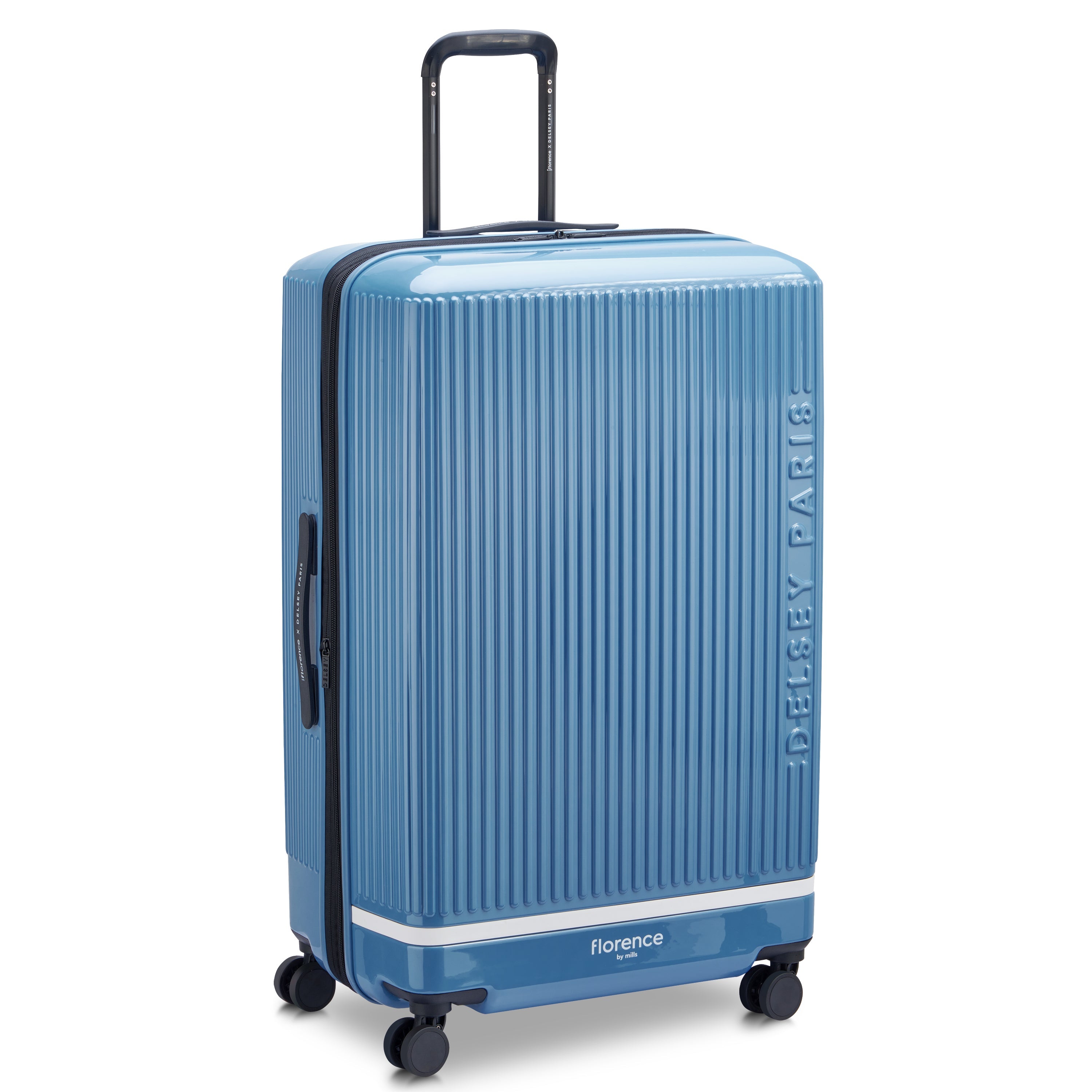 SPIN ME AWAY 31-Inch Check-In Suitcase, Zinc blue