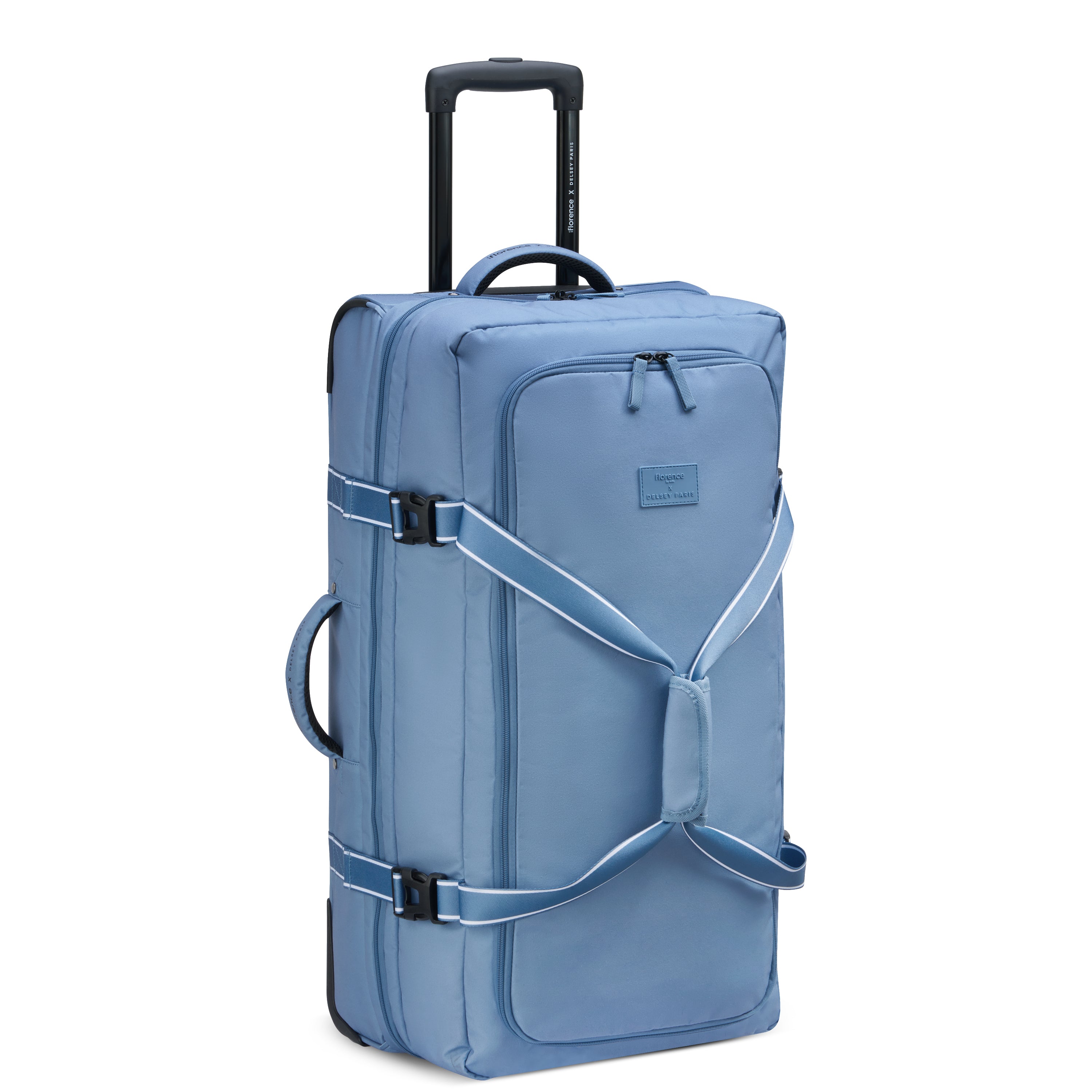 ON A ROLL 28-Inch 2-Wheeled Duffel Bag, Zinc blue