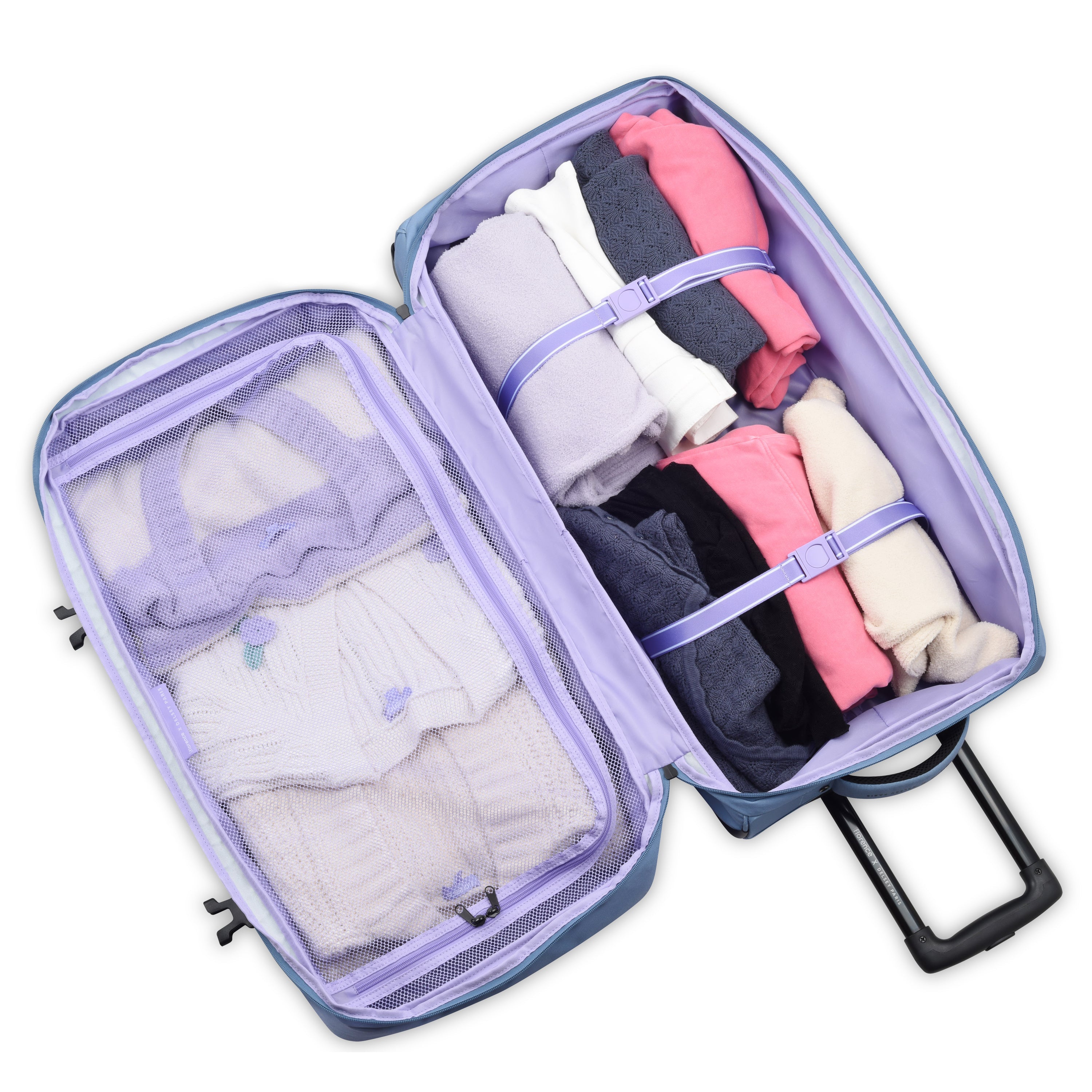 ON A ROLL 28-Inch 2-Wheeled Duffel Bag, Zinc blue