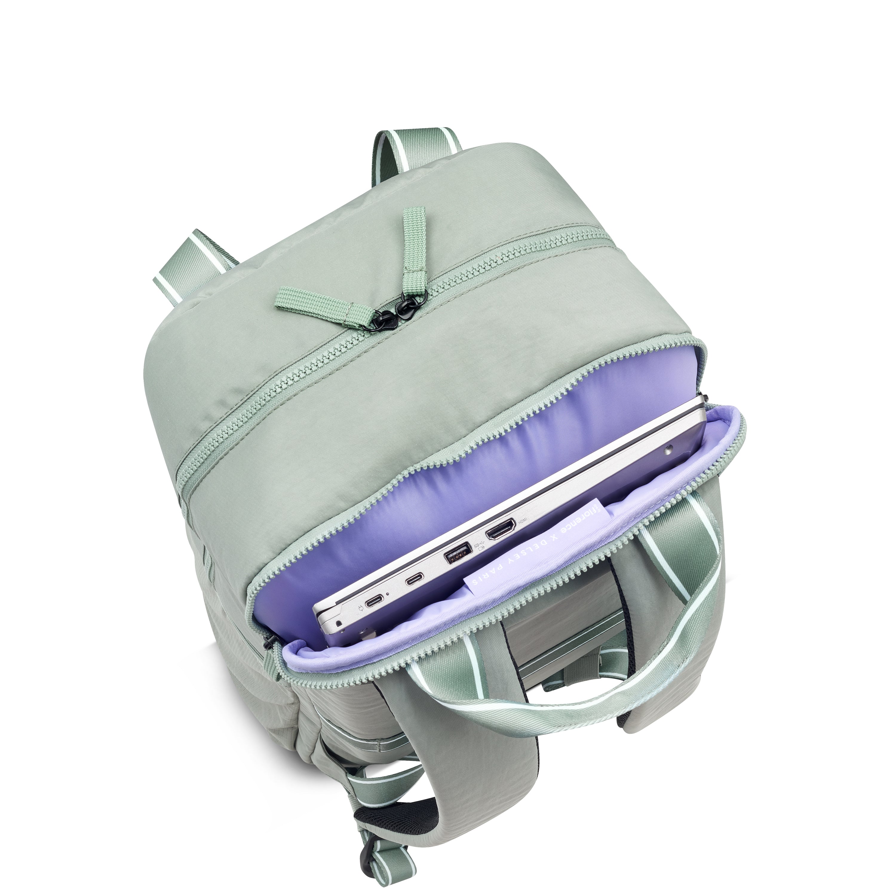 CAREFREE CARRY Sac à Dos Ordinateur 17 Pouces VERT SAUGE