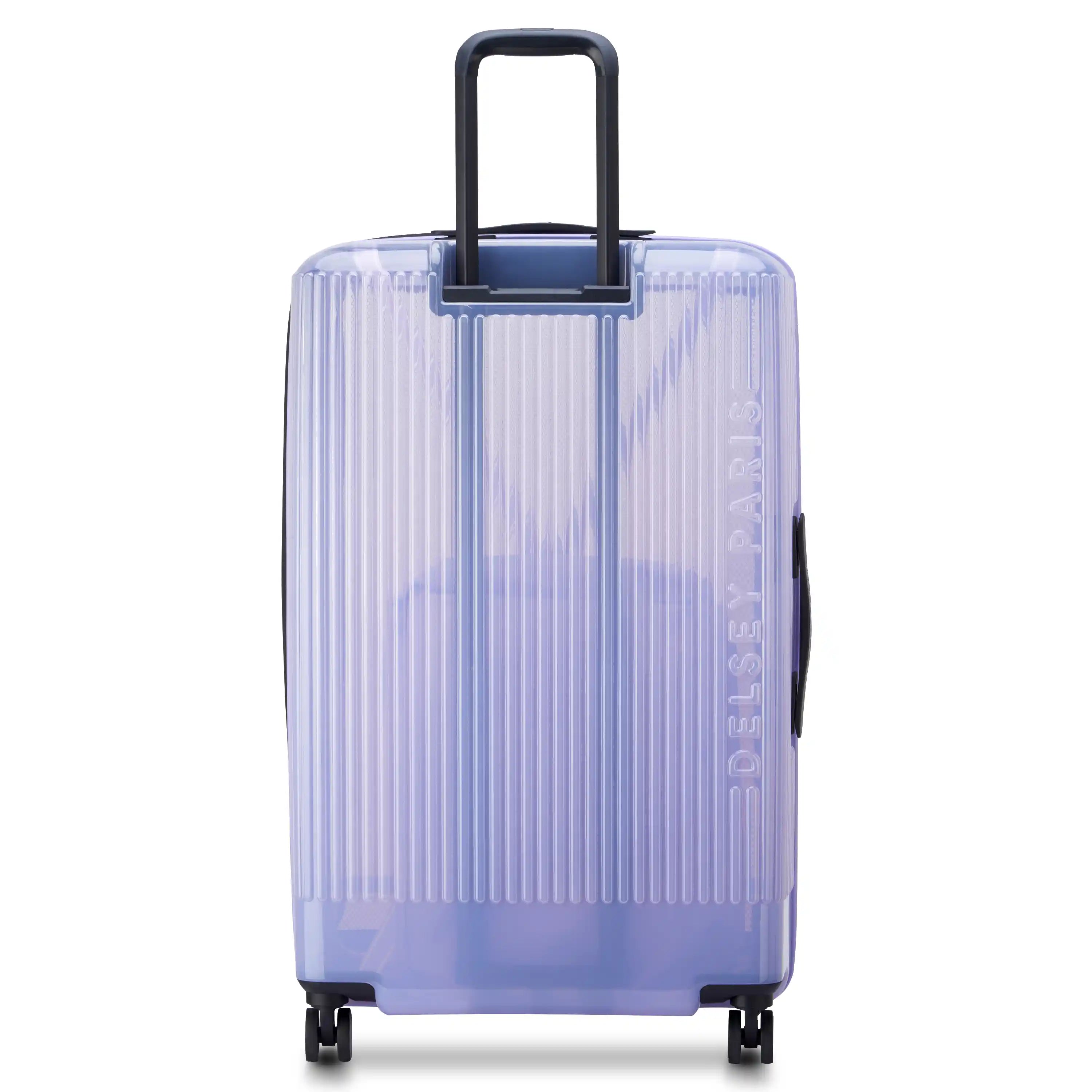 GOTTA GLOW | 31-Inch Check-In Suitcase, Translucent purple