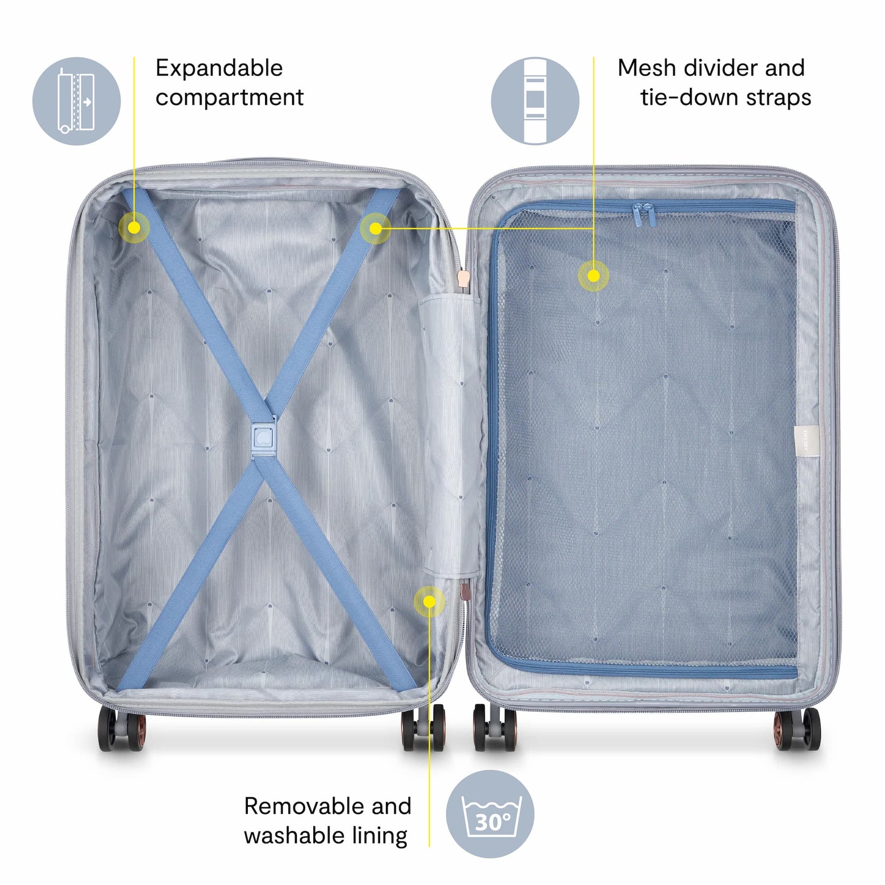 CRUISE 3.0 Medium Checked Luggage – DELSEY PARIS USA
