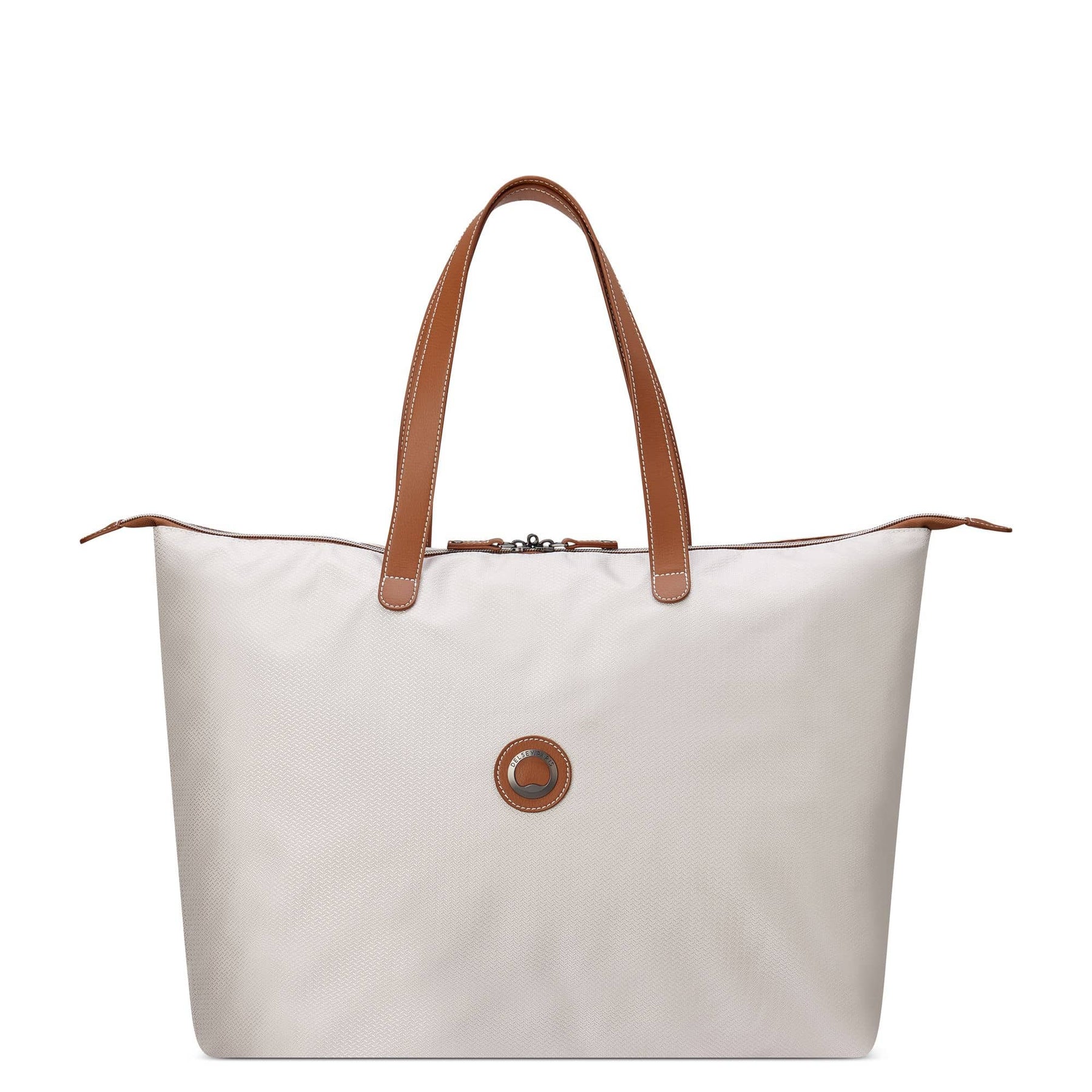 Longchamp Women's Woven Canvas Basket Bag - White
