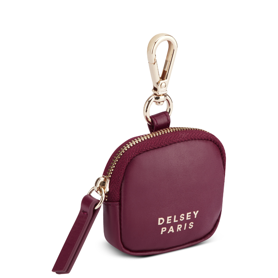LE CUIR LISSE | Leather Earphone Case, Burgundy