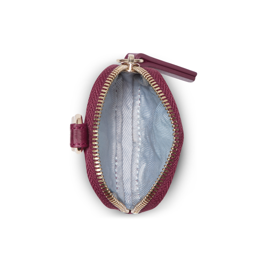LE CUIR LISSE | Leather Earphone Case, Burgundy