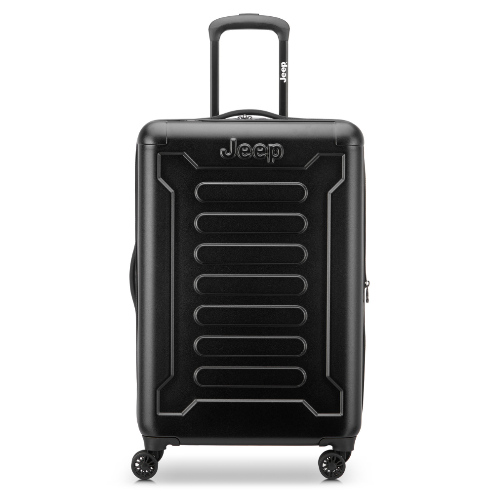 JH004C | 27-Inch Expandable Check-In Suitcase, Black