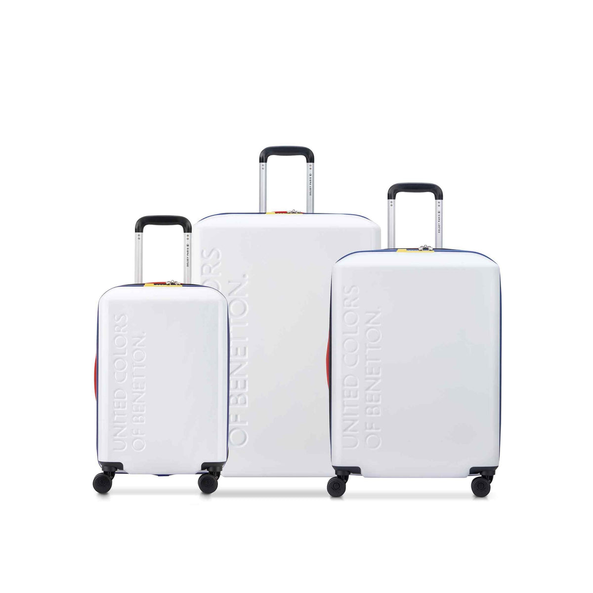 UNITED | 3-Piece Luggage Set, White