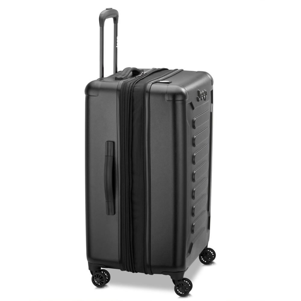 JH004C | 27-Inch Expandable Check-In Suitcase, Black