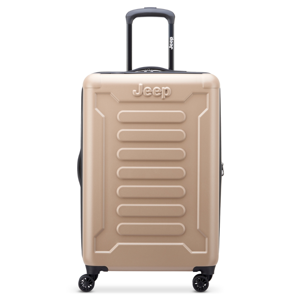 JH004C | 27-Inch Expandable Check-In Suitcase, Beige