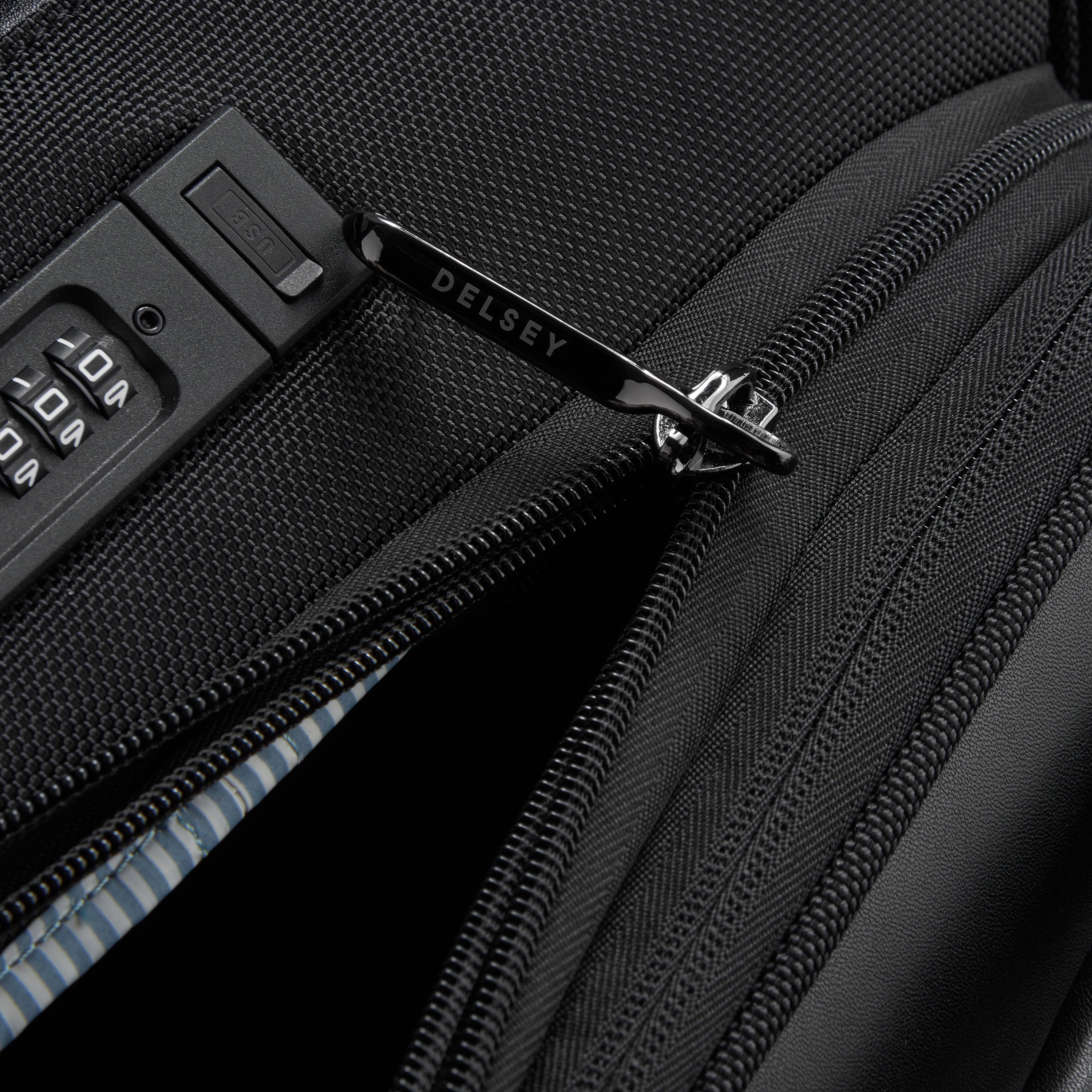 WAGRAM| Valise Cabine Extensible 58 CM NOIR