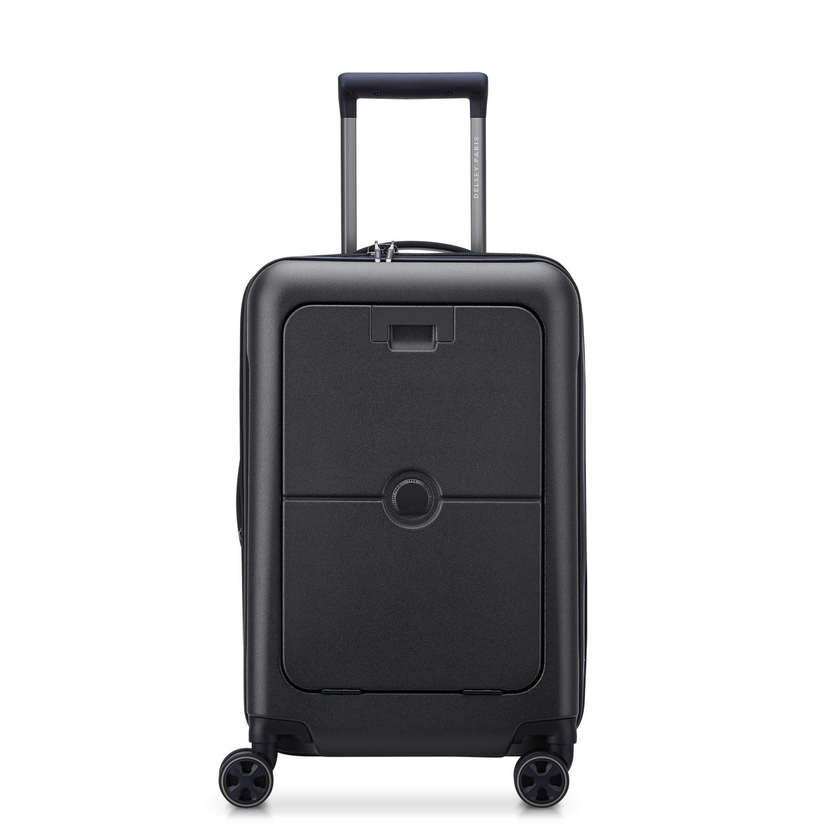 TURENNE 2.0 | 22-Inch Front Pocket Carry-On Suitcase, Black