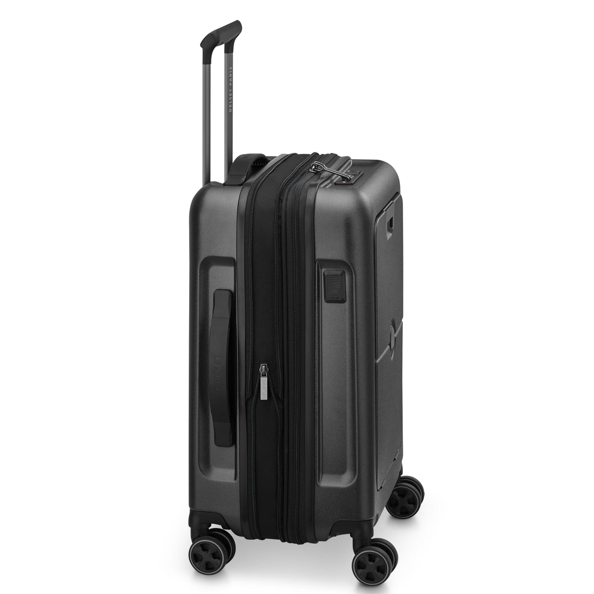 TURENNE 2.0 | 22-Inch Front Pocket Carry-On Suitcase, Black