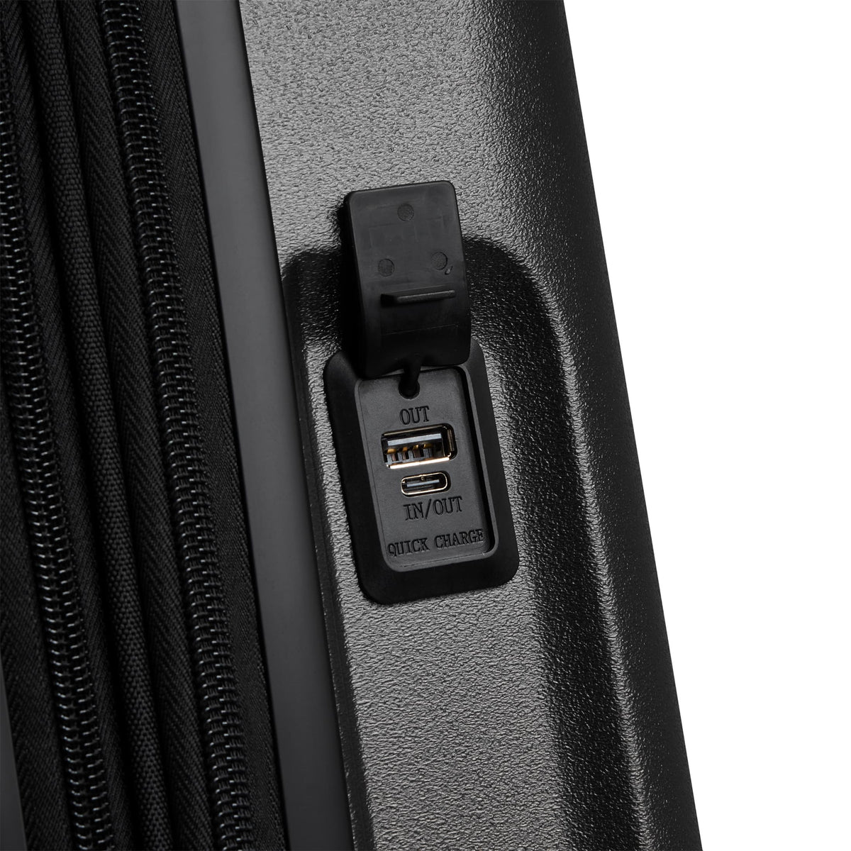 TURENNE 2.0 | 22-Inch Front Pocket Carry-On Suitcase, Black