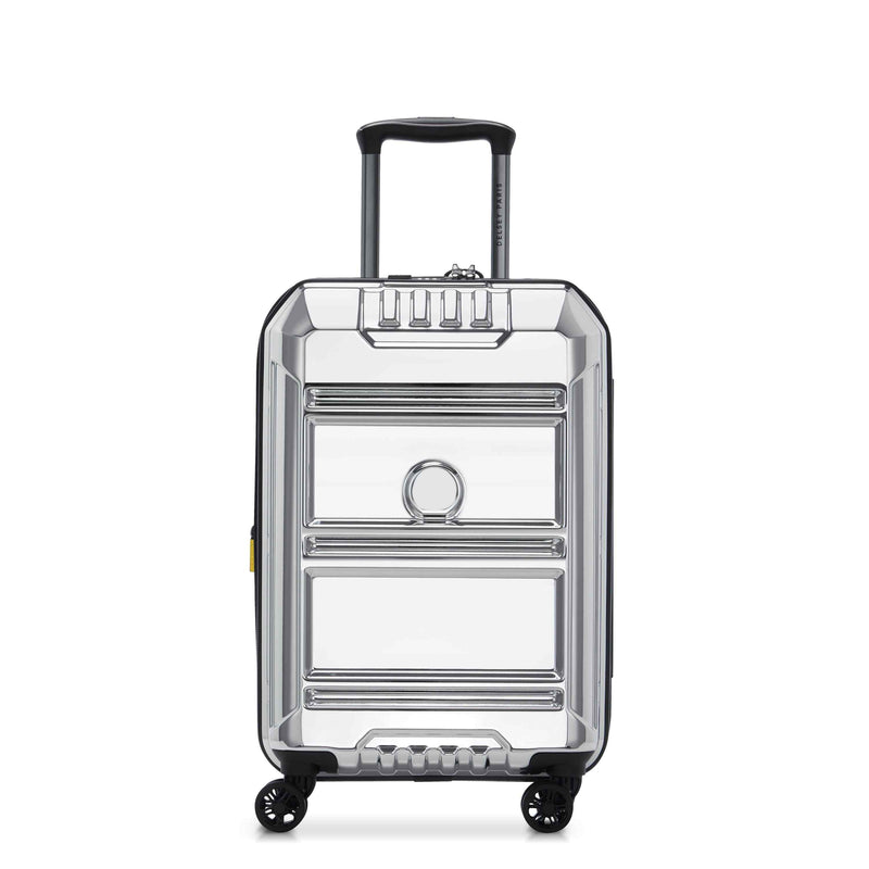 Chrome Carry-On Expandable Spinner DELSEY PARIS