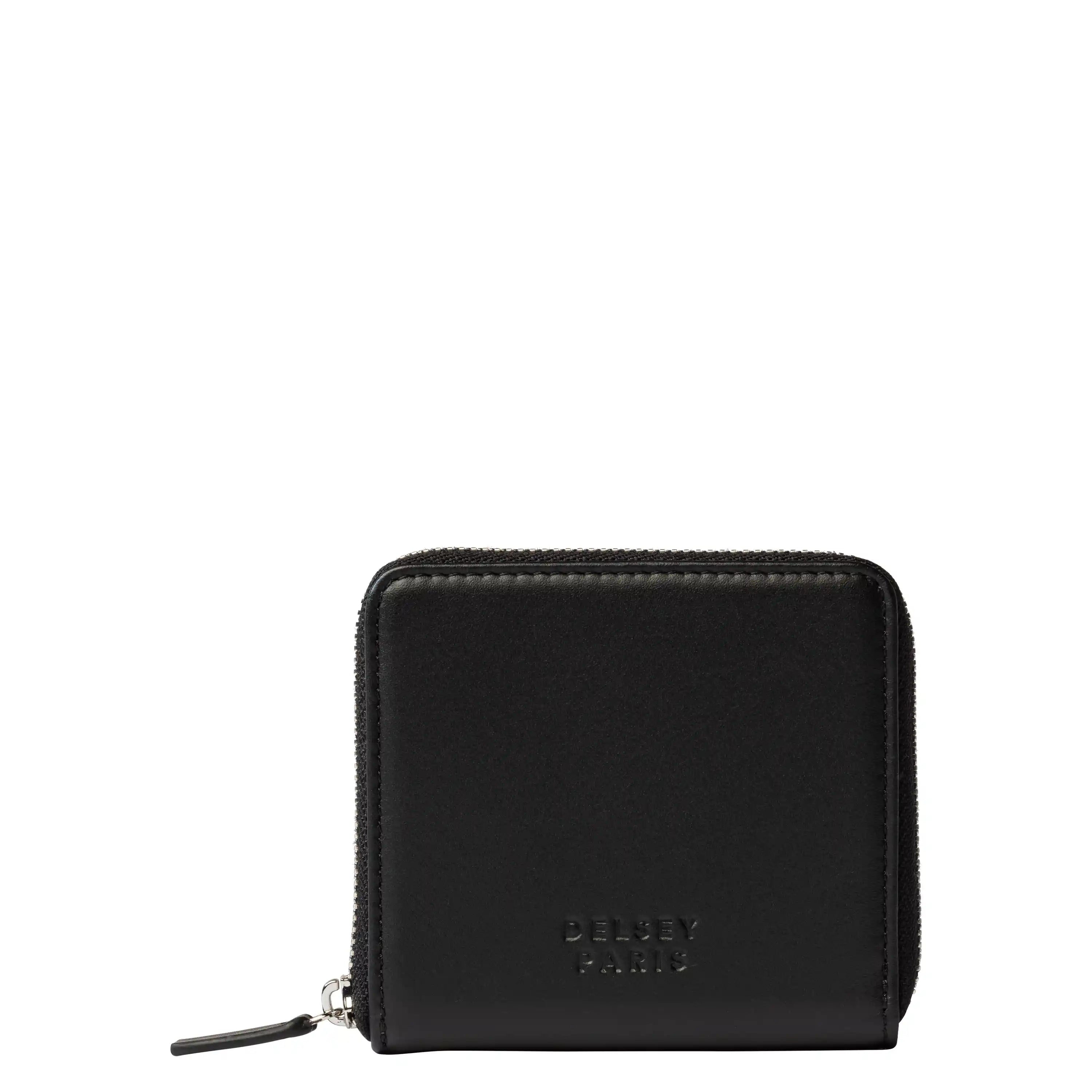 Zippered Leather Wallet | RFID & Secure Card Storage | DELSEY PARIS Zippered Leather Wallet | RFID & Secure Card Storage | DELSEY PARIS