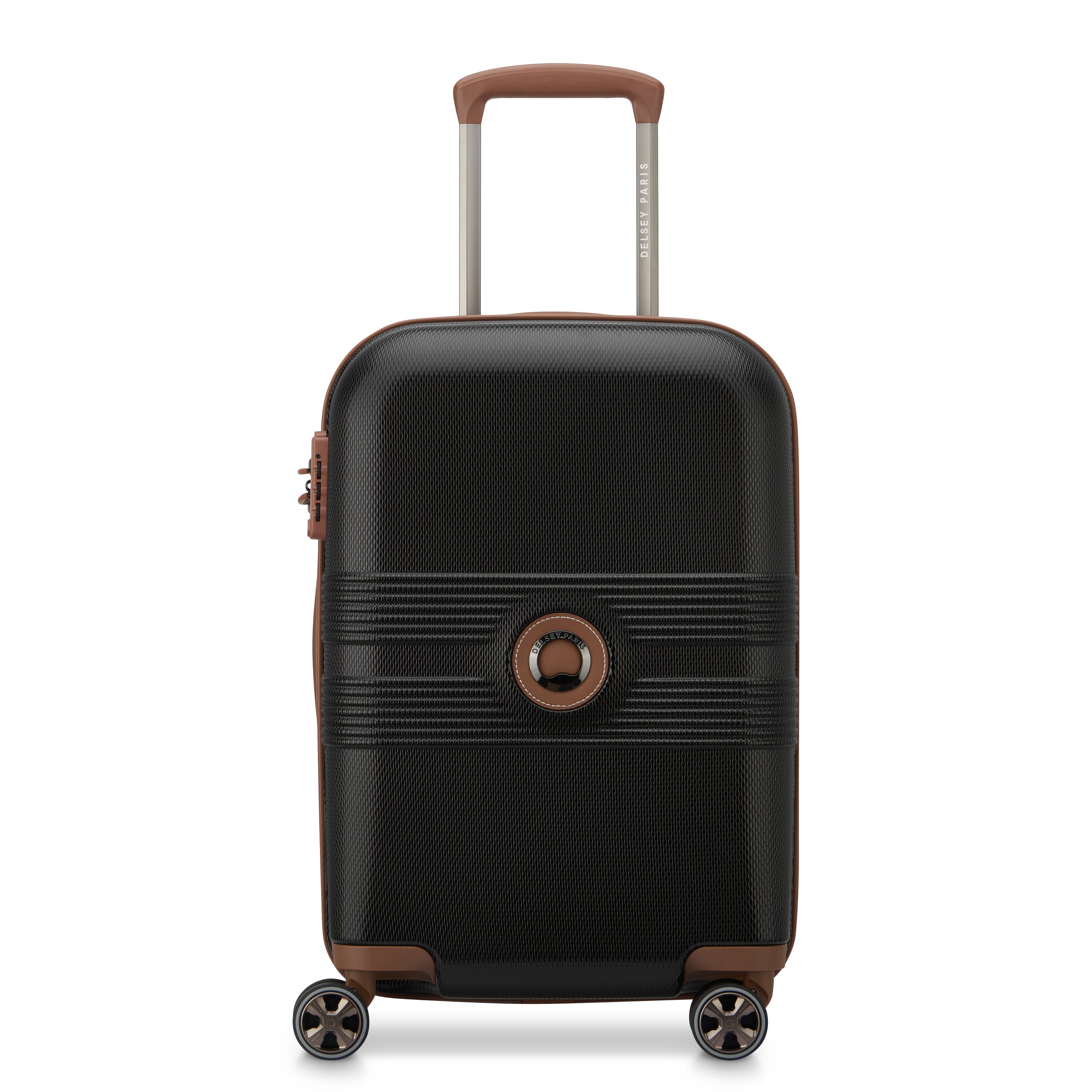FLANERIE SE| Valise Cabine 53 CM NOIR MARRON