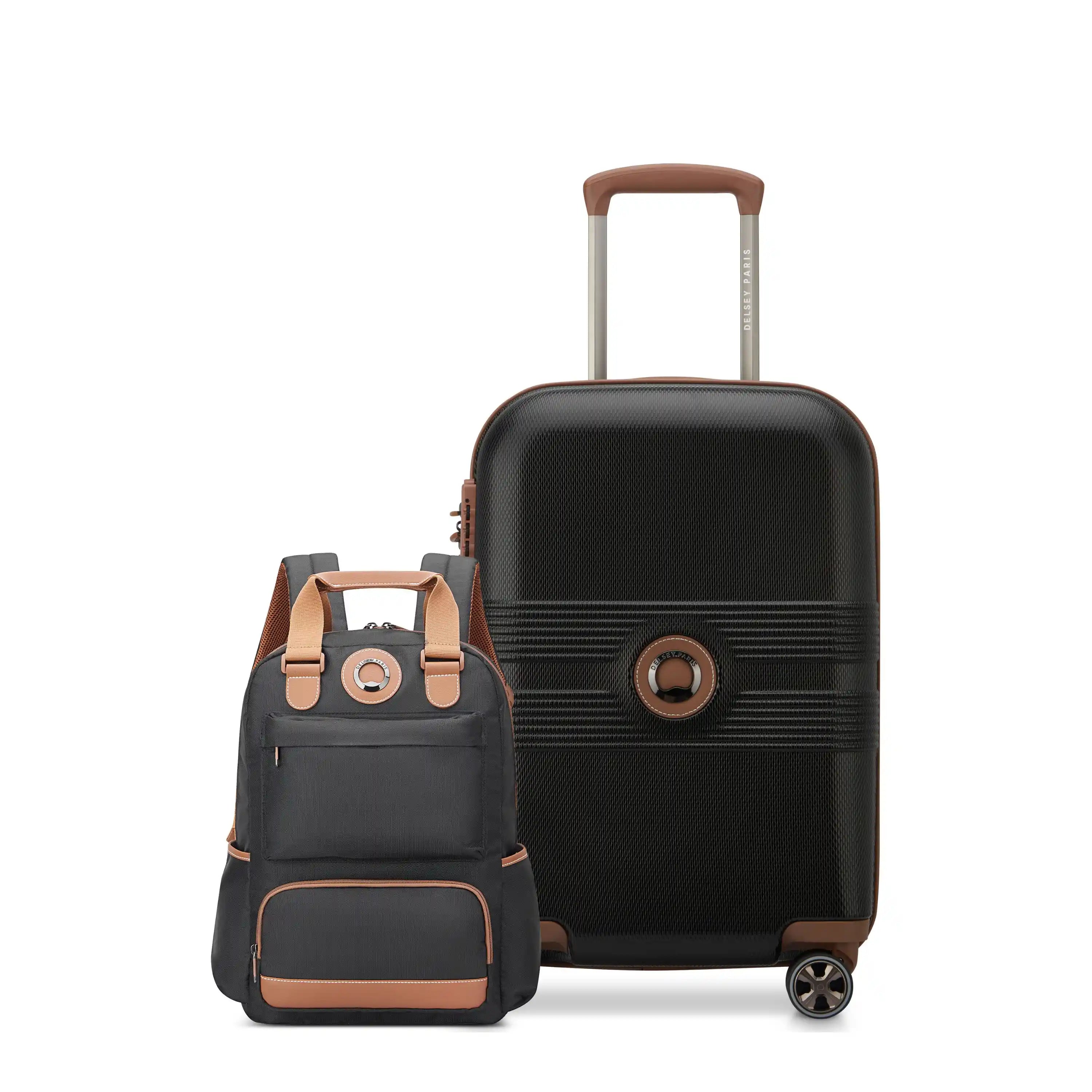 FLANERIE SE| Set de 2 Bagages NOIR MARRON