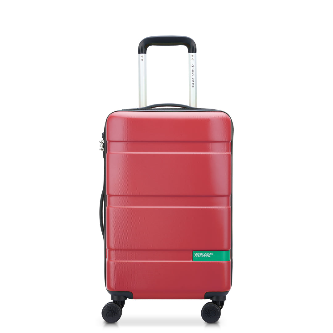 United Colors of Benetton Carry On Luggage NOW Hardside DELSEY PARIS USA